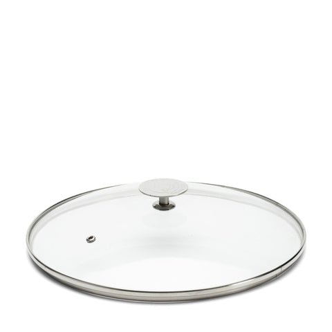 GLASS LID WITH STAINLESS STEEL KNOB 32 CM