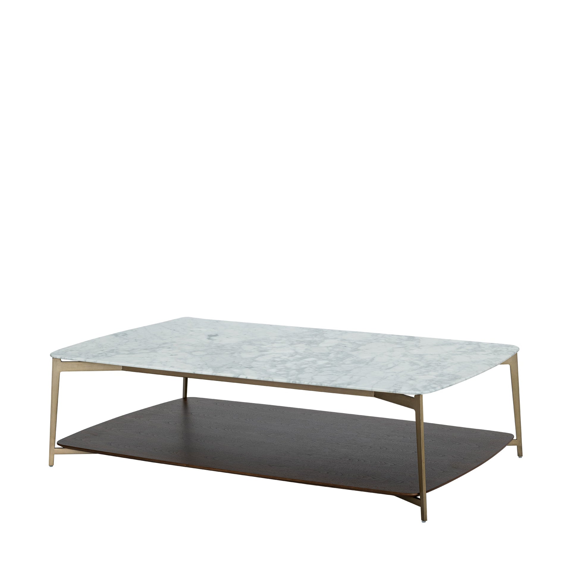 VESTO WHITE MARBLE RECTANGULAR COFFEE TABLE