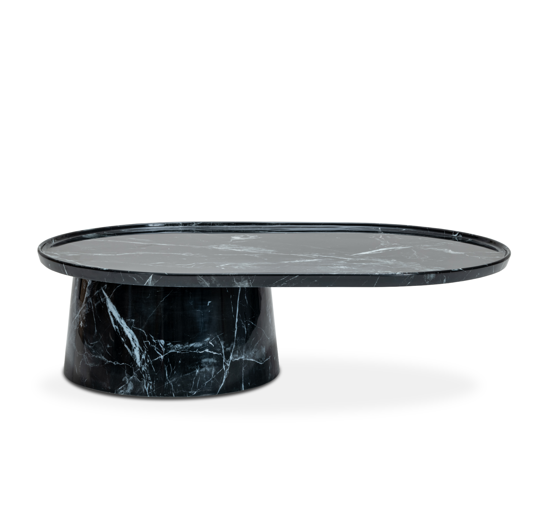 FLAMARA NOIR OVAL COFFEE TABLE