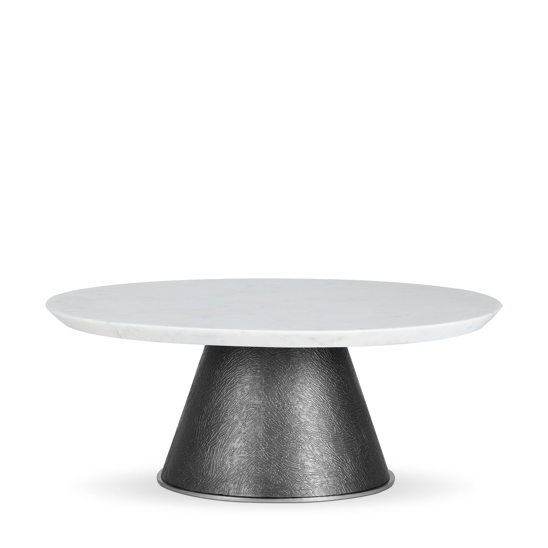 ZAIN BURNISHED SILVER COFFEE TABLE