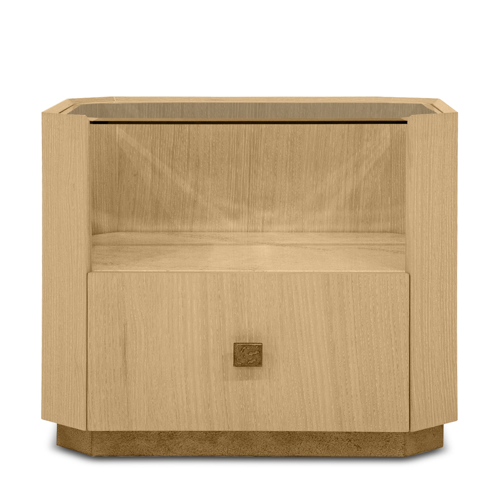 CARLTON HAMPTON OAK SINGLE DRAWER NIGHTSTAND
