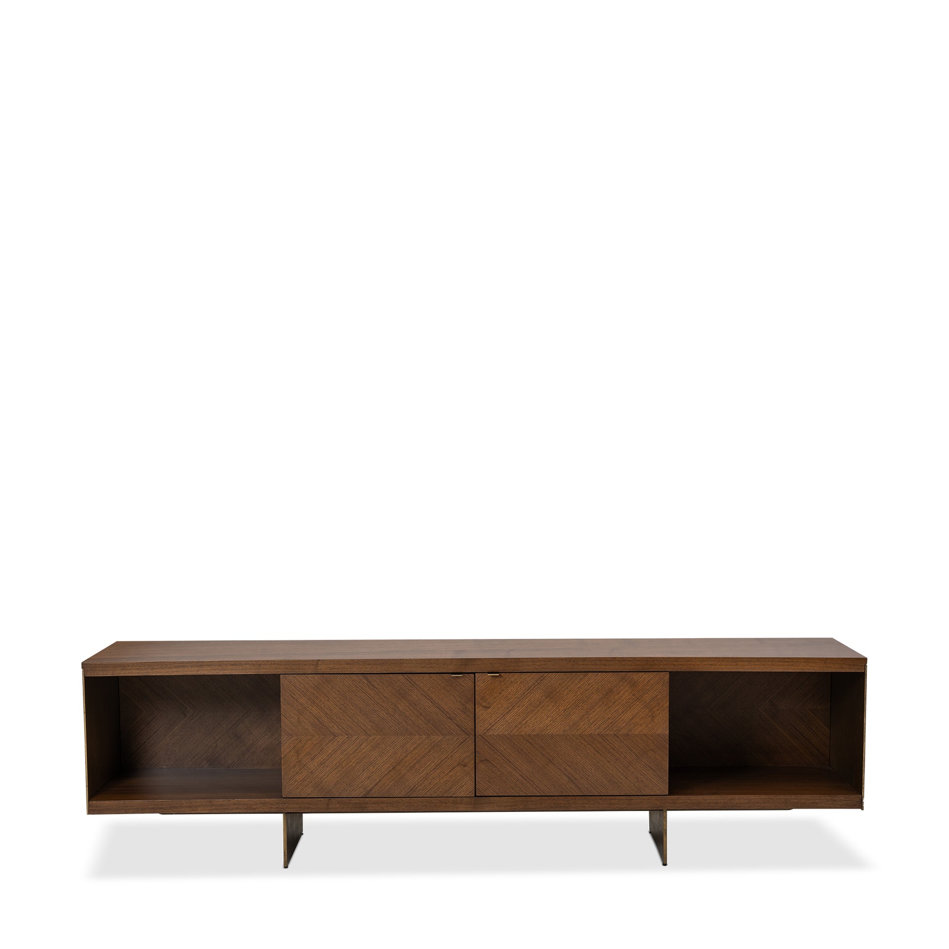 DIMITRI MIDTONE WALNUT ENTERTAINMENT CABINET