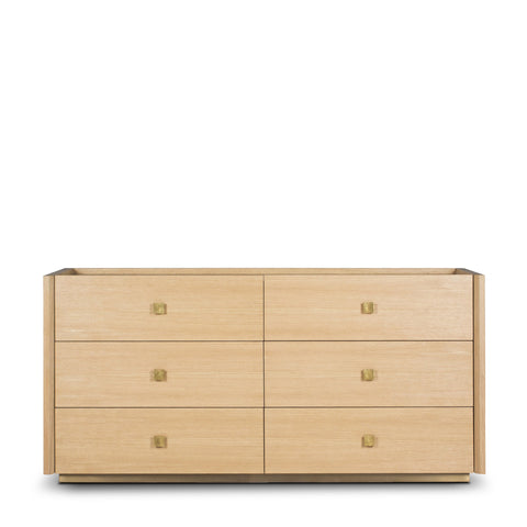 CARLTON NATURAL OAK CHEST OF DRAWERS