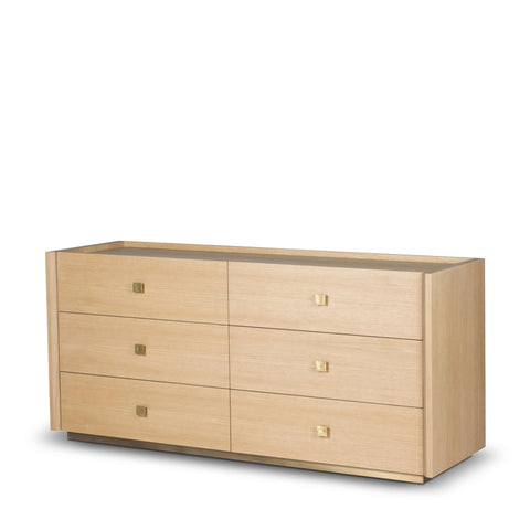 CARLTON NATURAL OAK CHEST OF DRAWERS