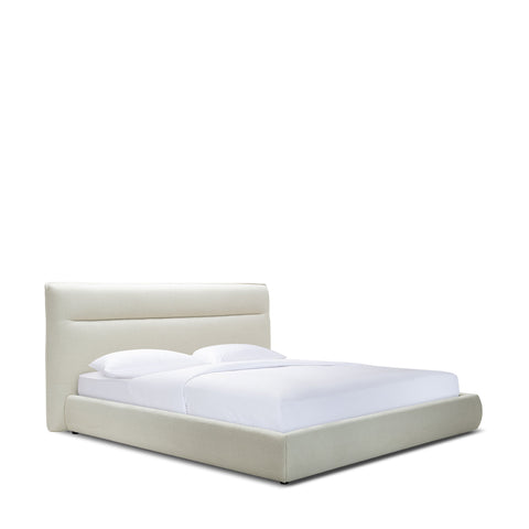 EDIN SUBTLE IVORY US QUEEN SIZE BED