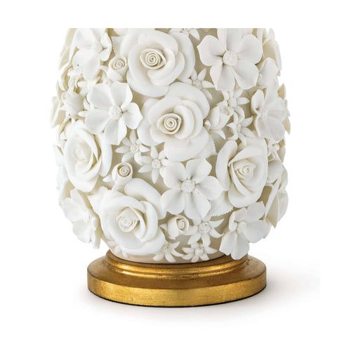 ALICE PORCELAIN FLOWER TABLE LAMP
