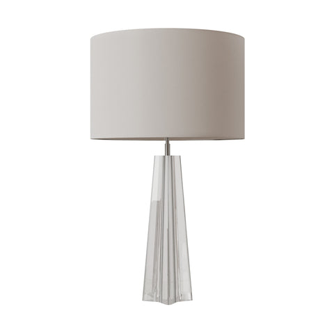 CONICAL CRYSTAL TABLE LAMP WITH FOUR-SIDED SLOTTED