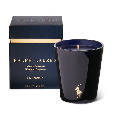 ST. GERMAIN CANDLE NAVY AND GOLD