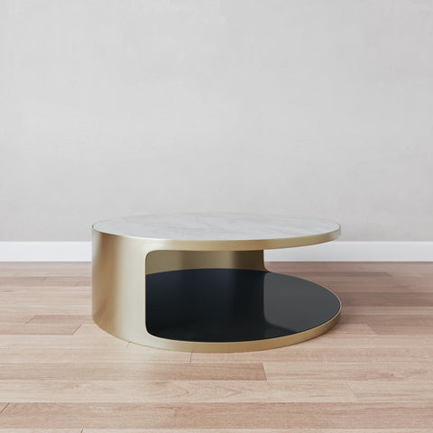 SHANNON BIANCO LOW COFFEE TABLE COMPOSITION