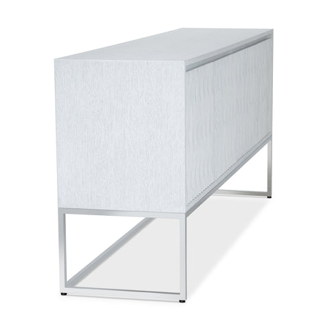INSCULPT SILVER WHITE SIDEBOARD