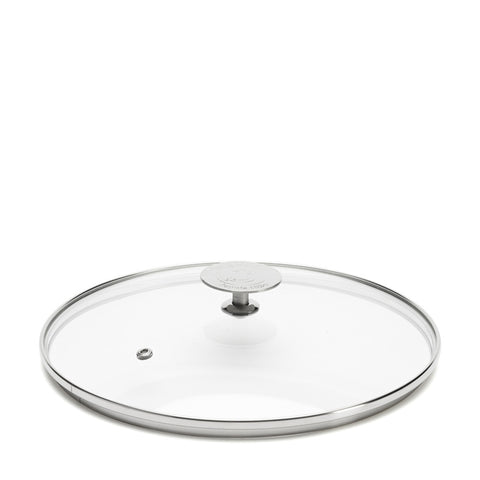 GLASS LID WITH STAINLESS STEEL KNOB 24 CM