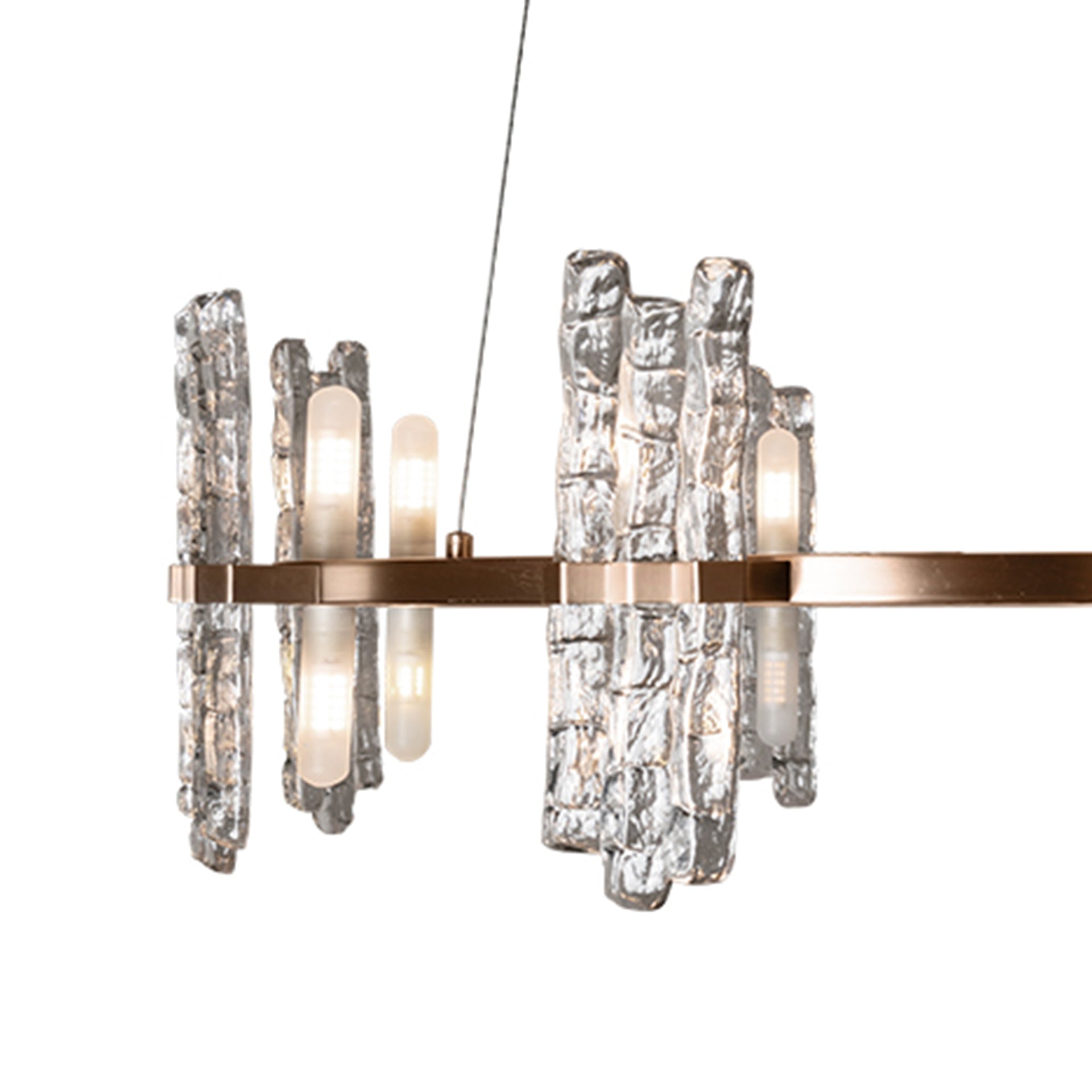 MAXTON CHANDELIER L (BRASS)