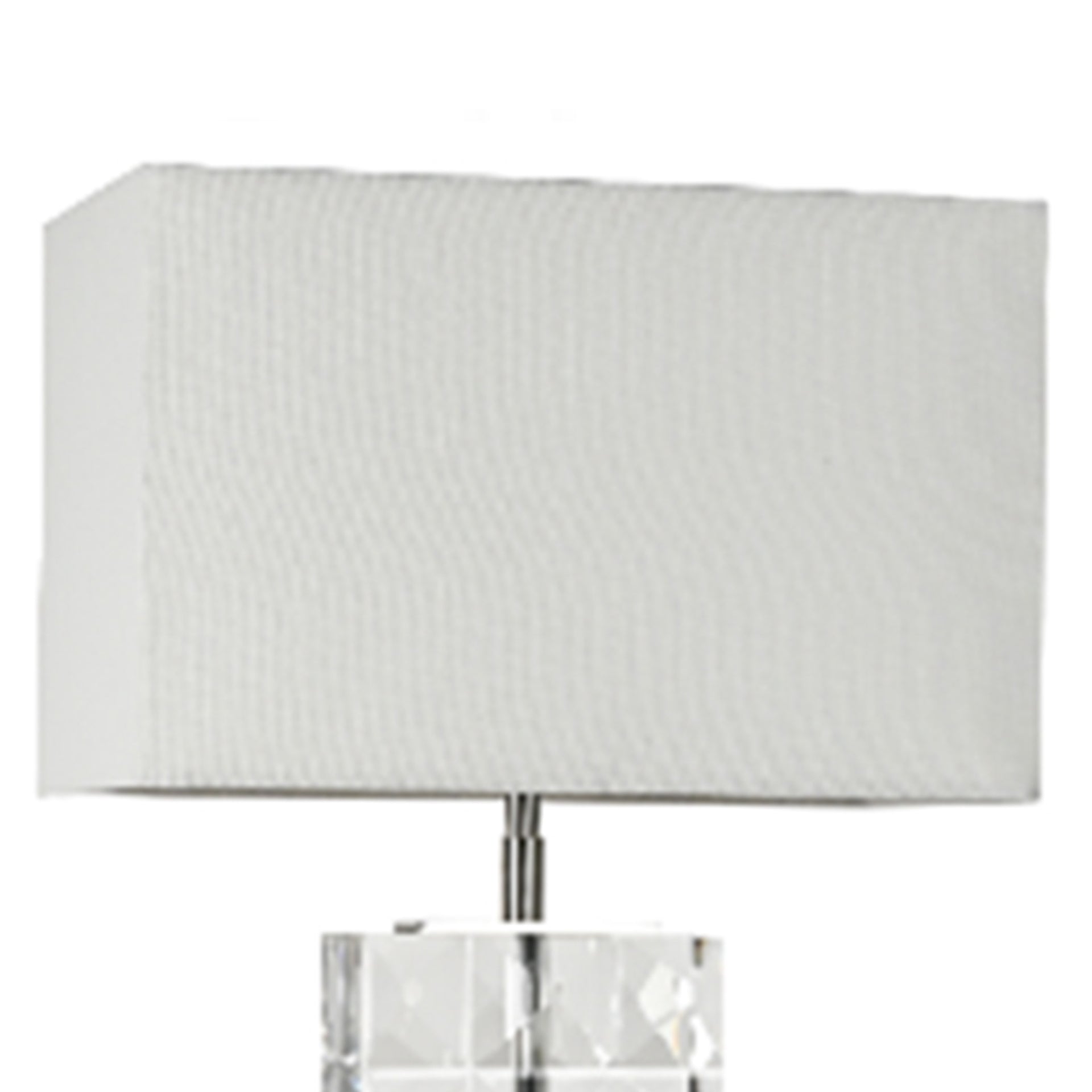 GLARING PETITE CRYSTAL TABLE LAMP
CLEAR NICKEL