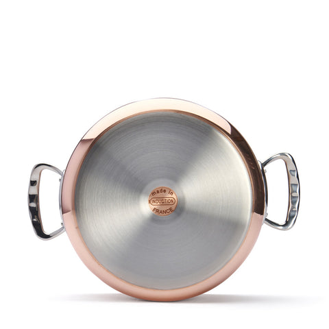COPPER STEWPAN PRIMA MATERA WITH STAINLESS STEEL LID 28 CM