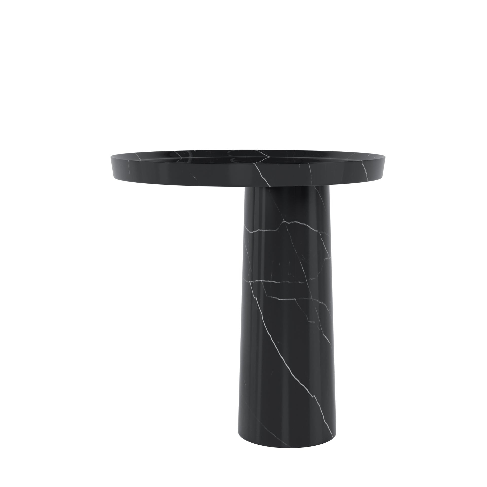 FLAMARA NOIR OVAL END
TABLE