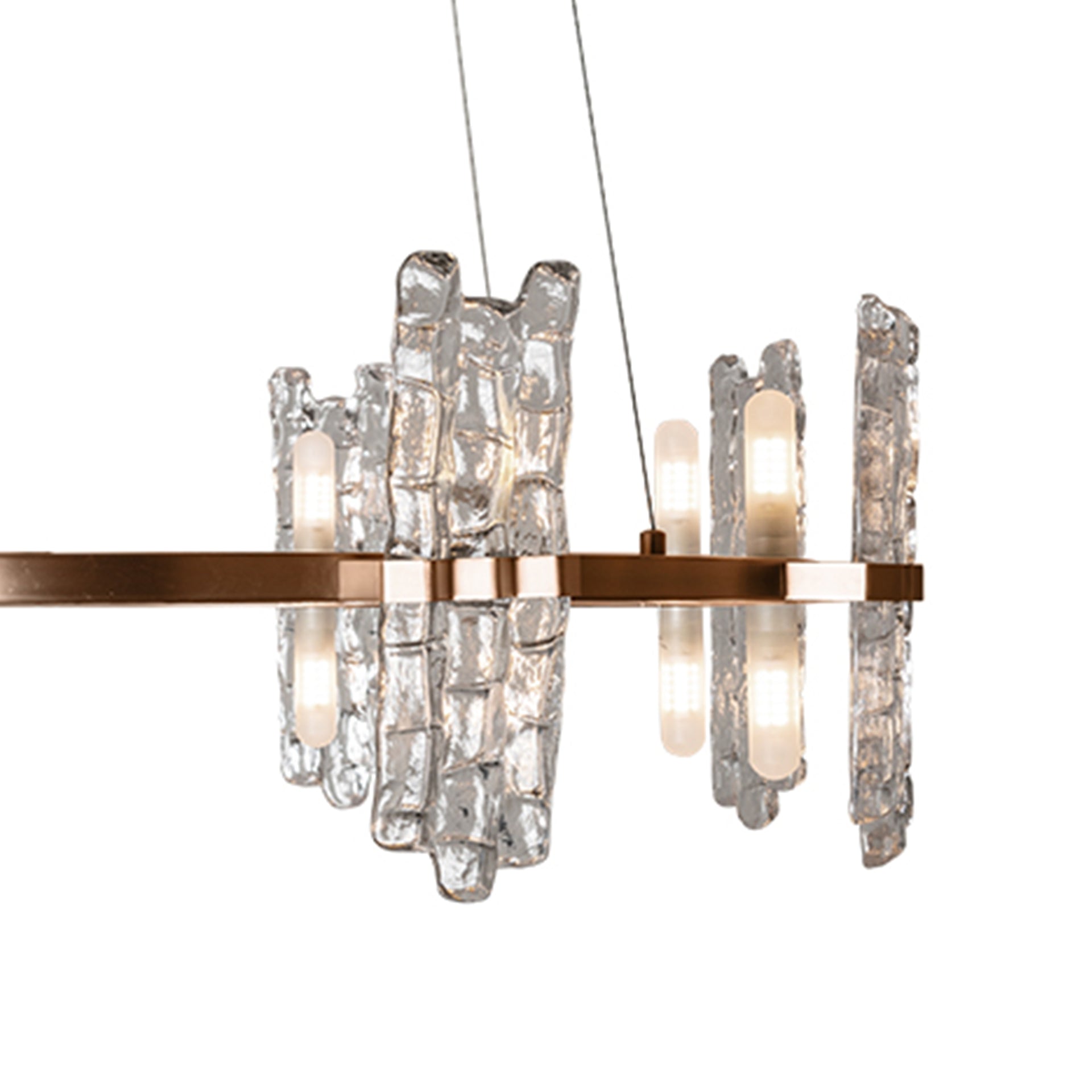 MAXTON CHANDELIER L (BRASS)