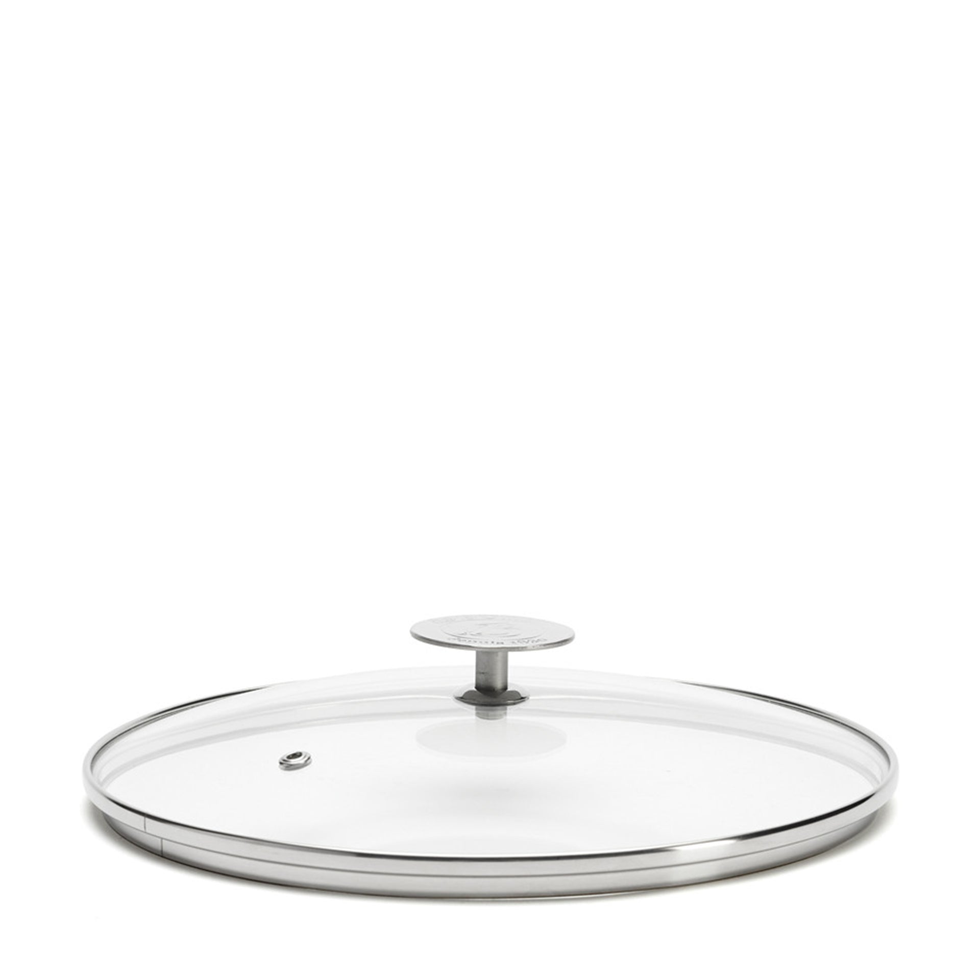 GLASS LID WITH STAINLESS STEEL KNOB 20 CM