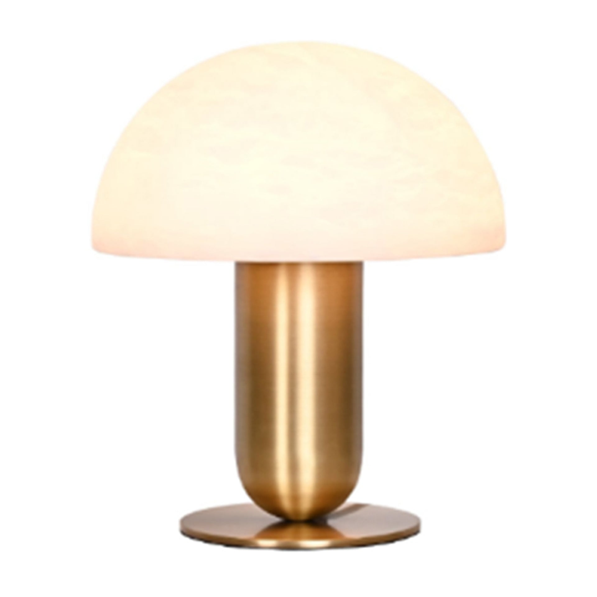 ALABASTER MUSHROOM TABLE LAMP