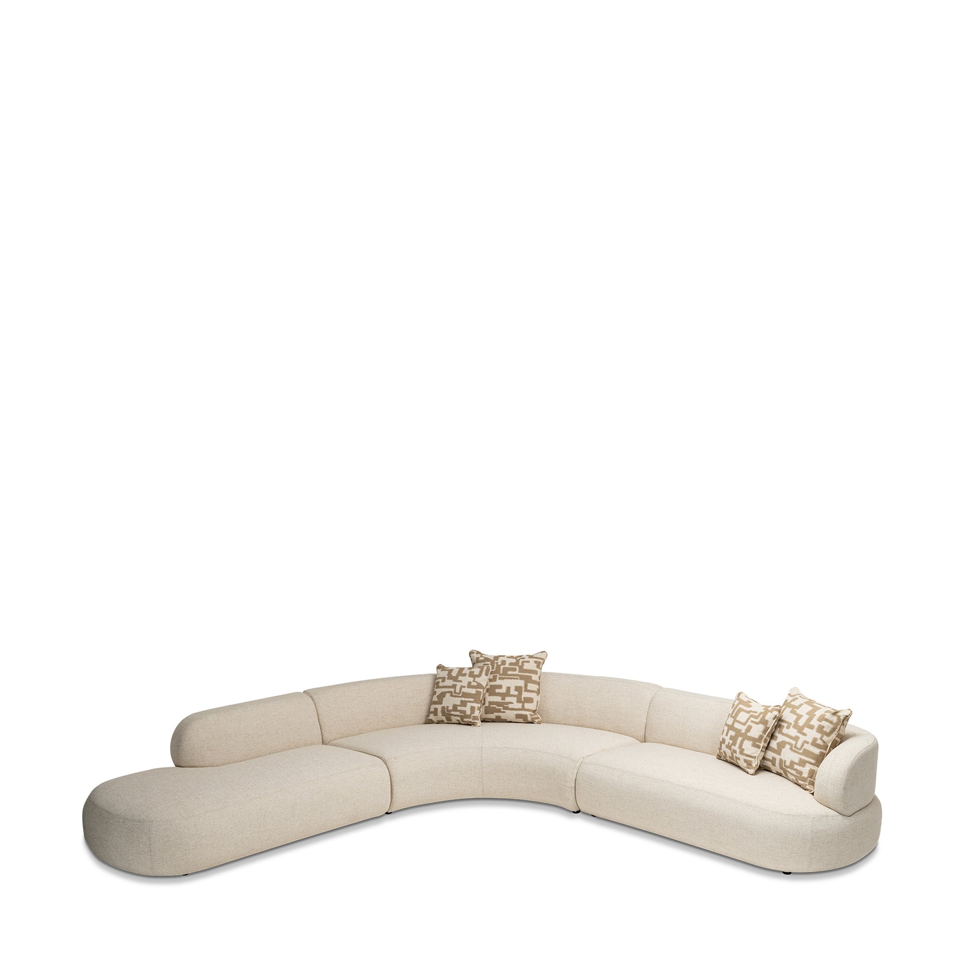 AKENO JUTE RIGHT ARM
SECTIONAL SOFA