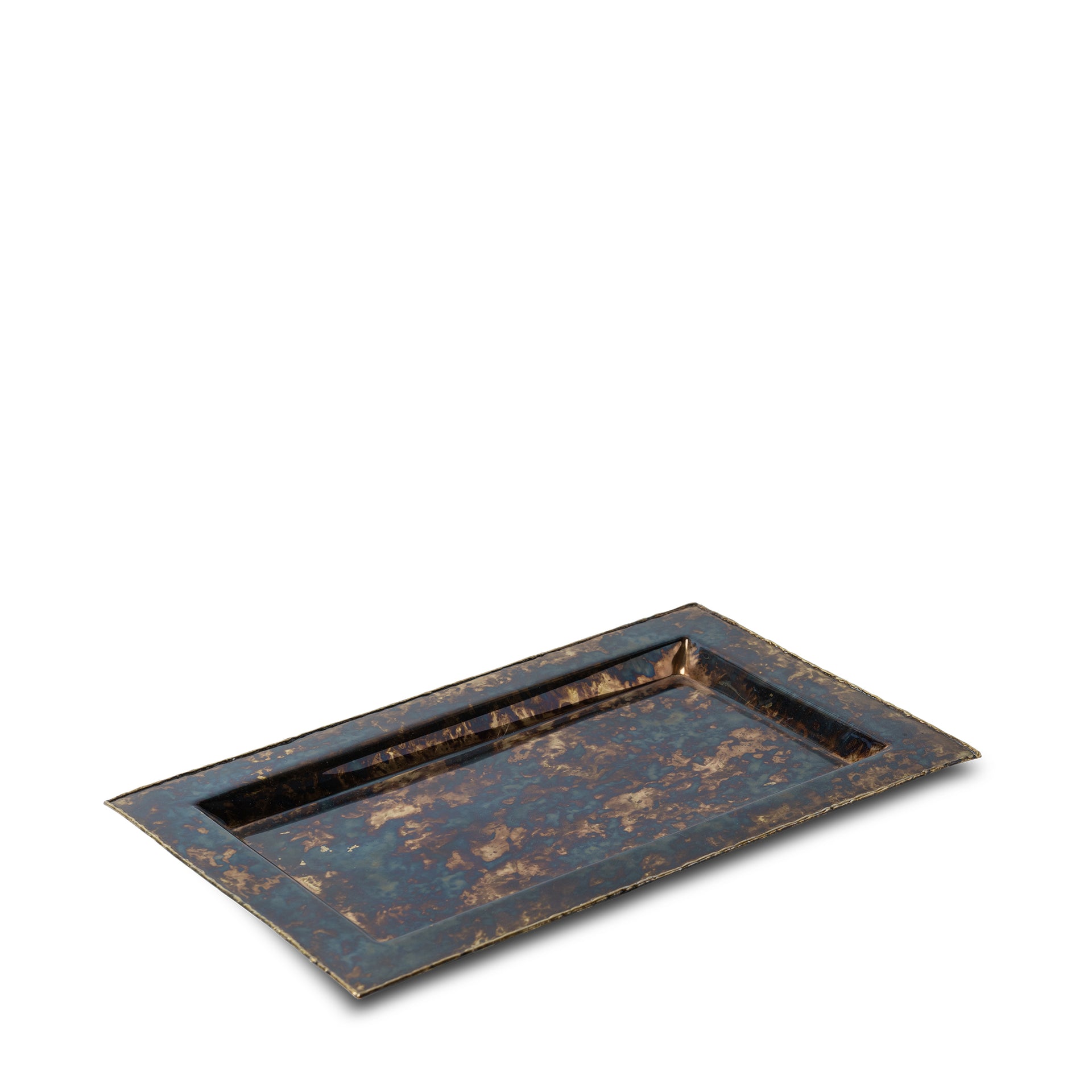 GOLD DRIP DROP BORDER VANITY TRAY