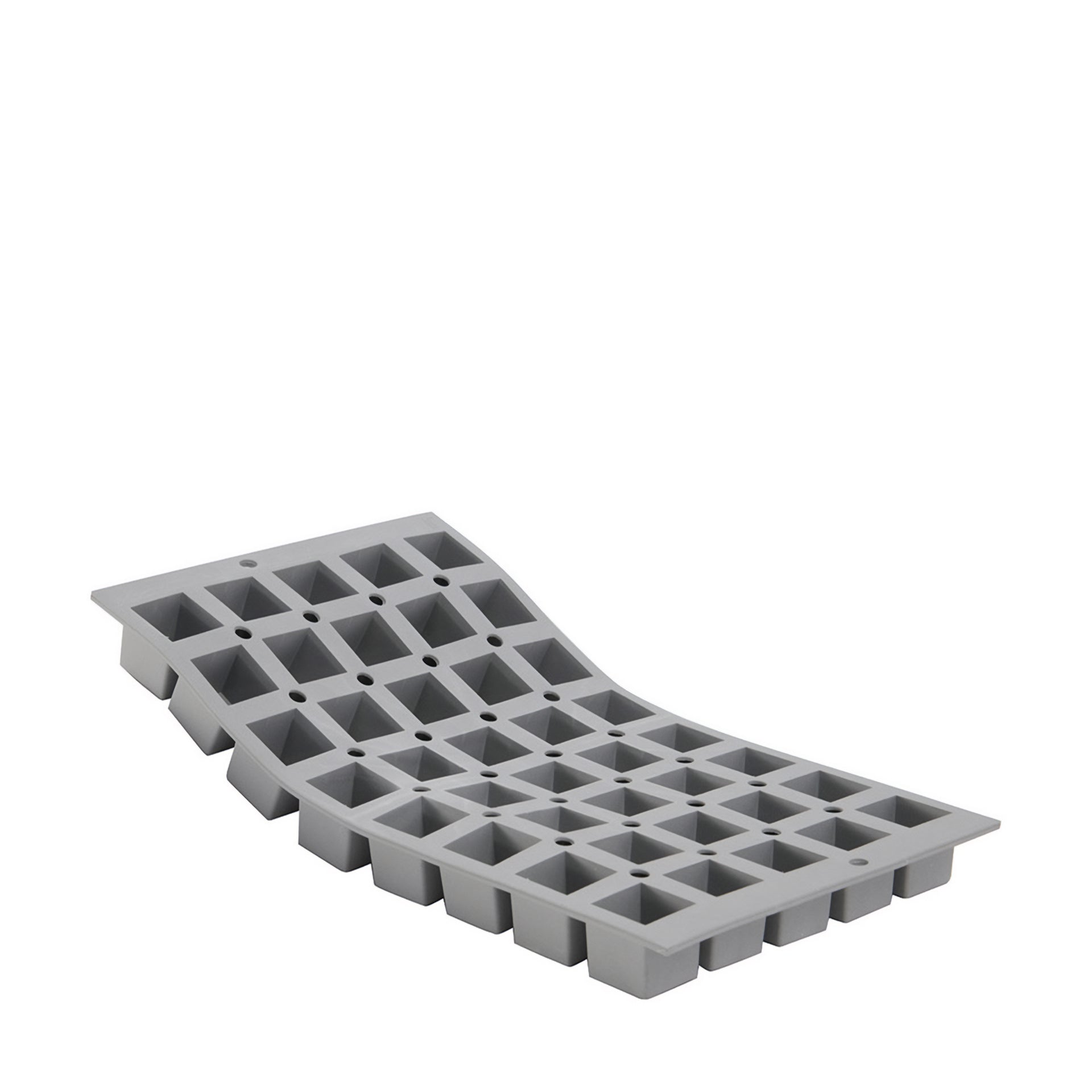 TRAY 40 MINI CUBES 2,5 CM ELASTOMOULE, SILICONE FOAM