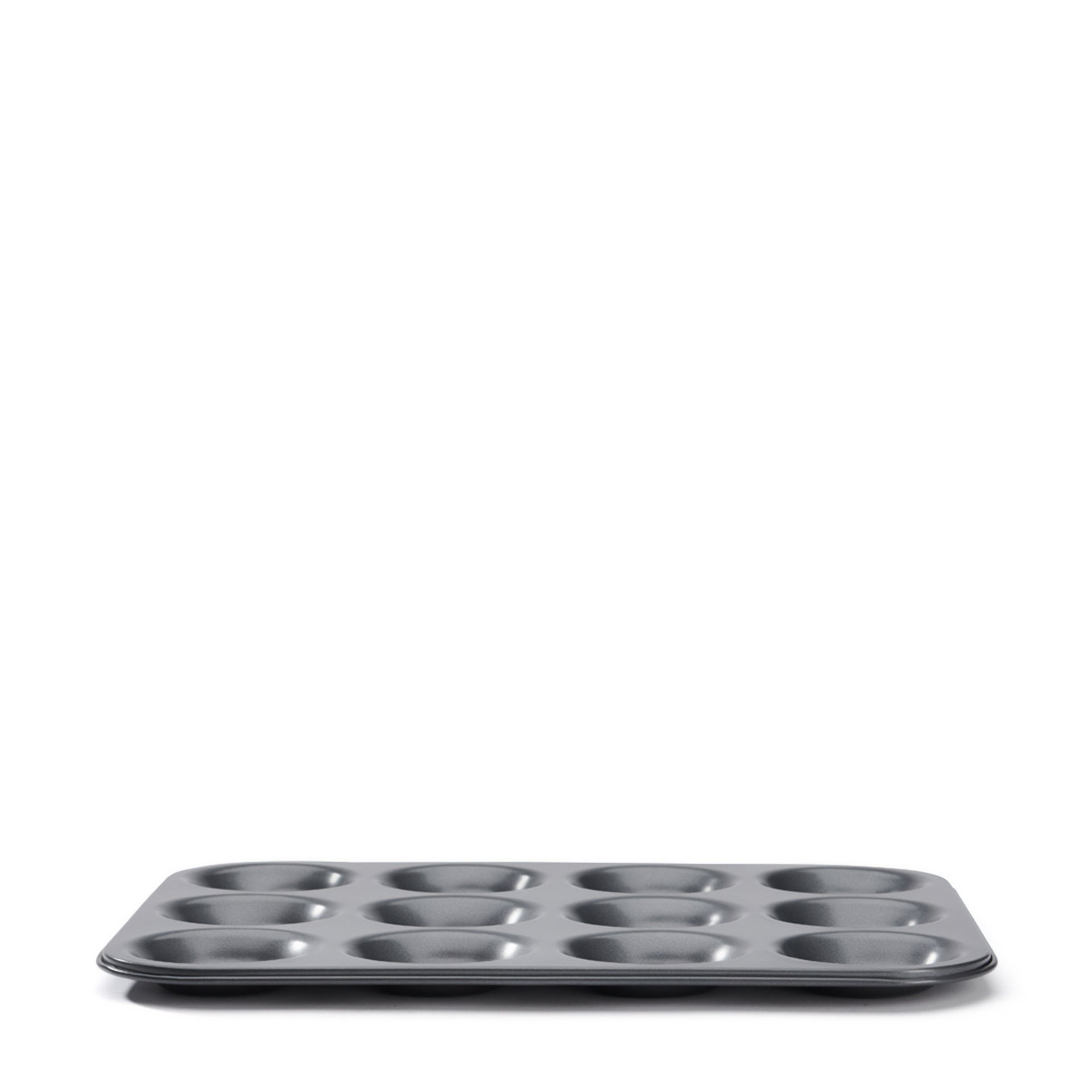 TRAY 12 TARLETS NON-STICK STEEL