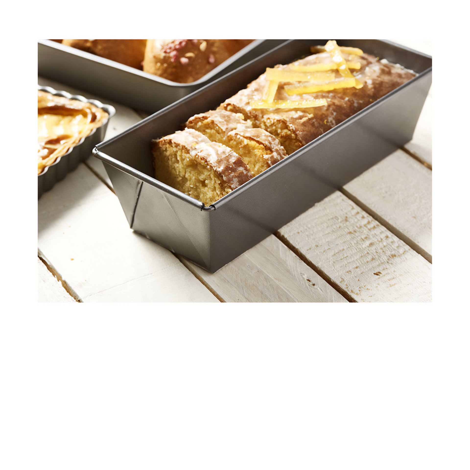 RECTANGULAR CAKE MOULD, NON-STICK STEEL