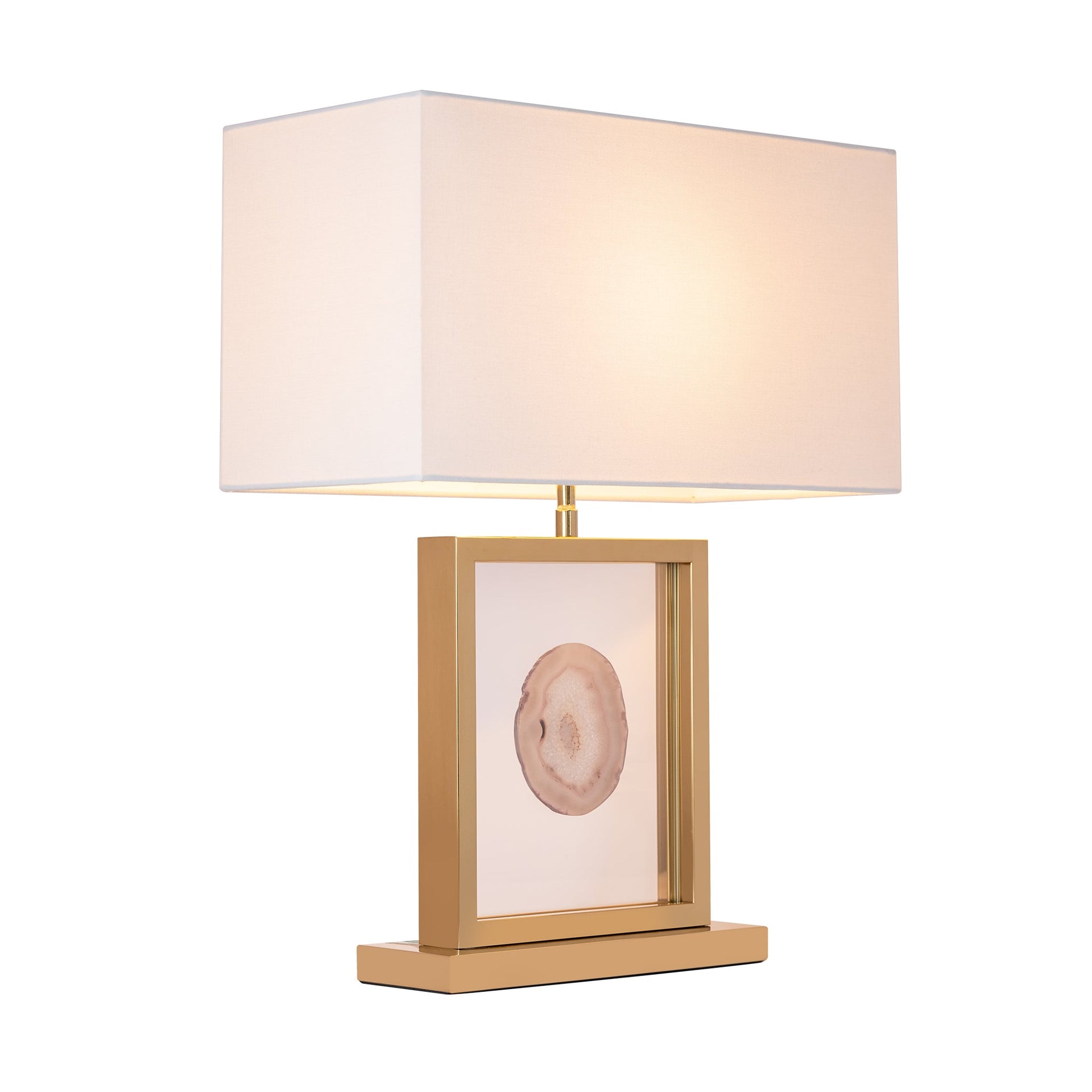 AGATE TABLE LAMP