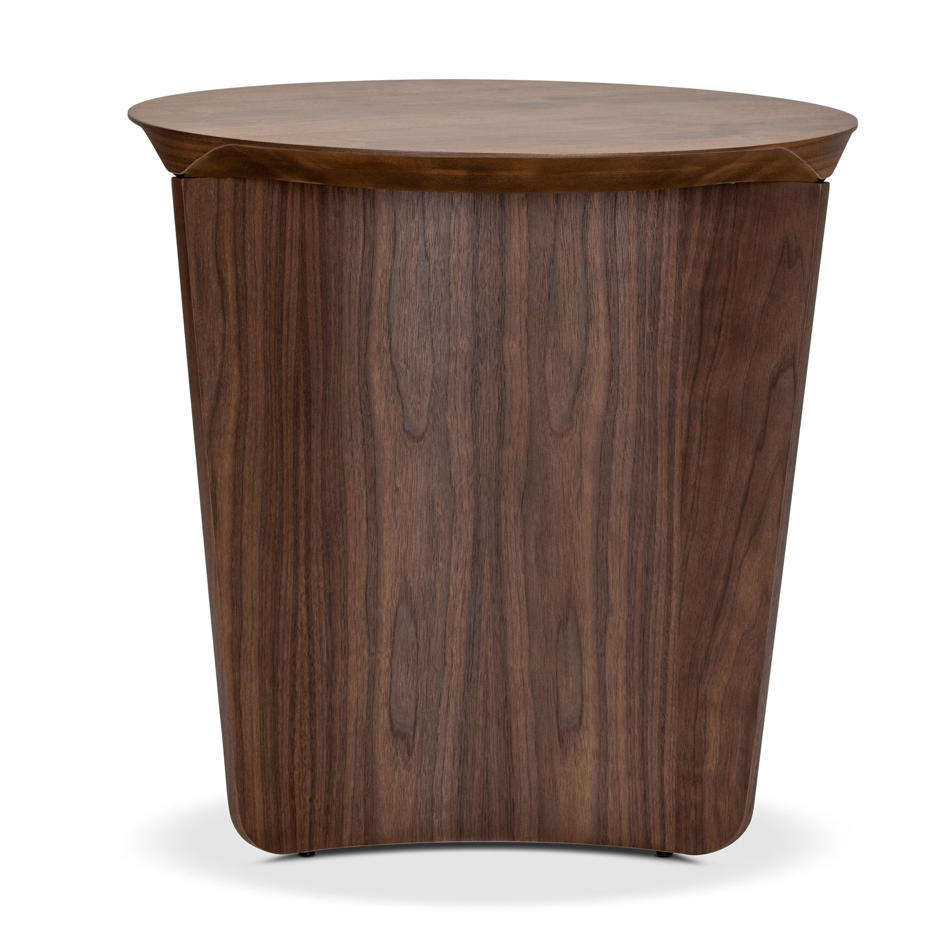 ADAGIO WALNUT ROUND SIDE TABLE