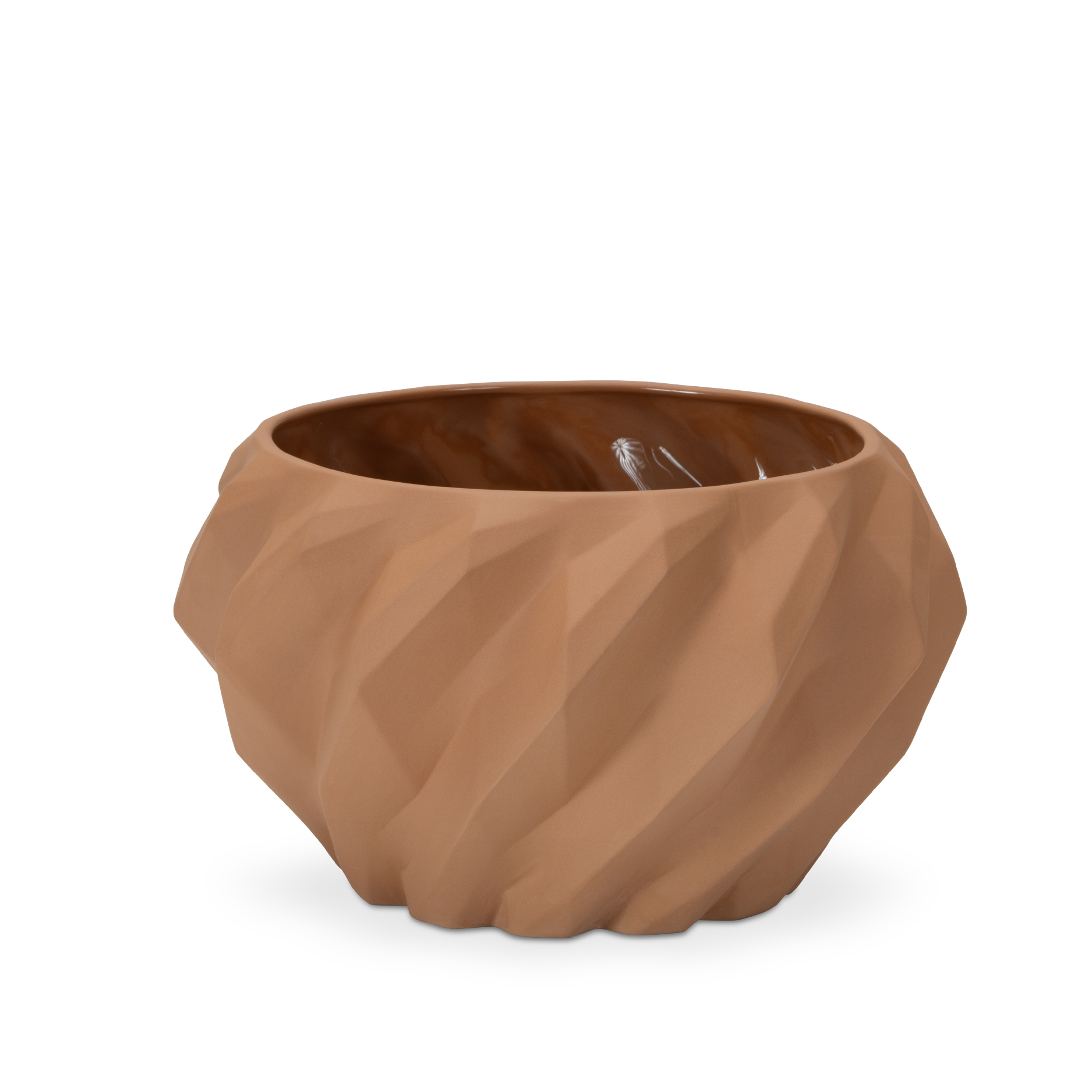 PLISSAN GEOMETRICO OCHRE MEGA POT