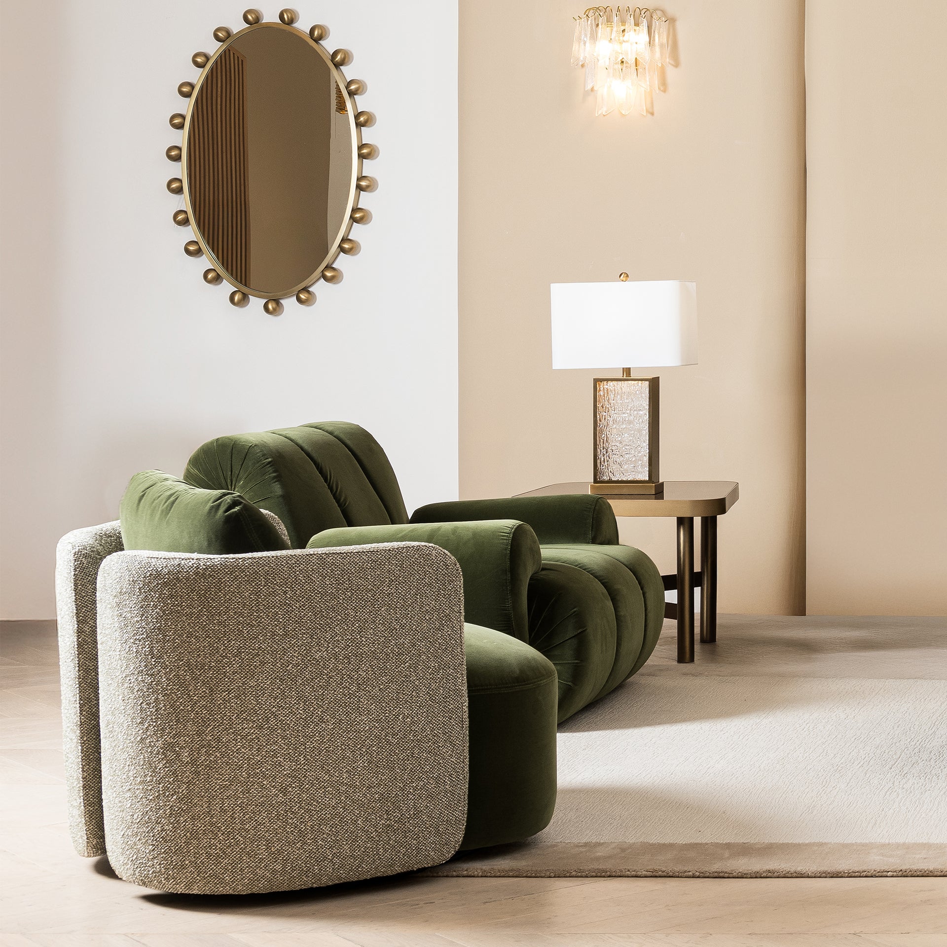 CONSTANCIA OVAL WALL MIRROR