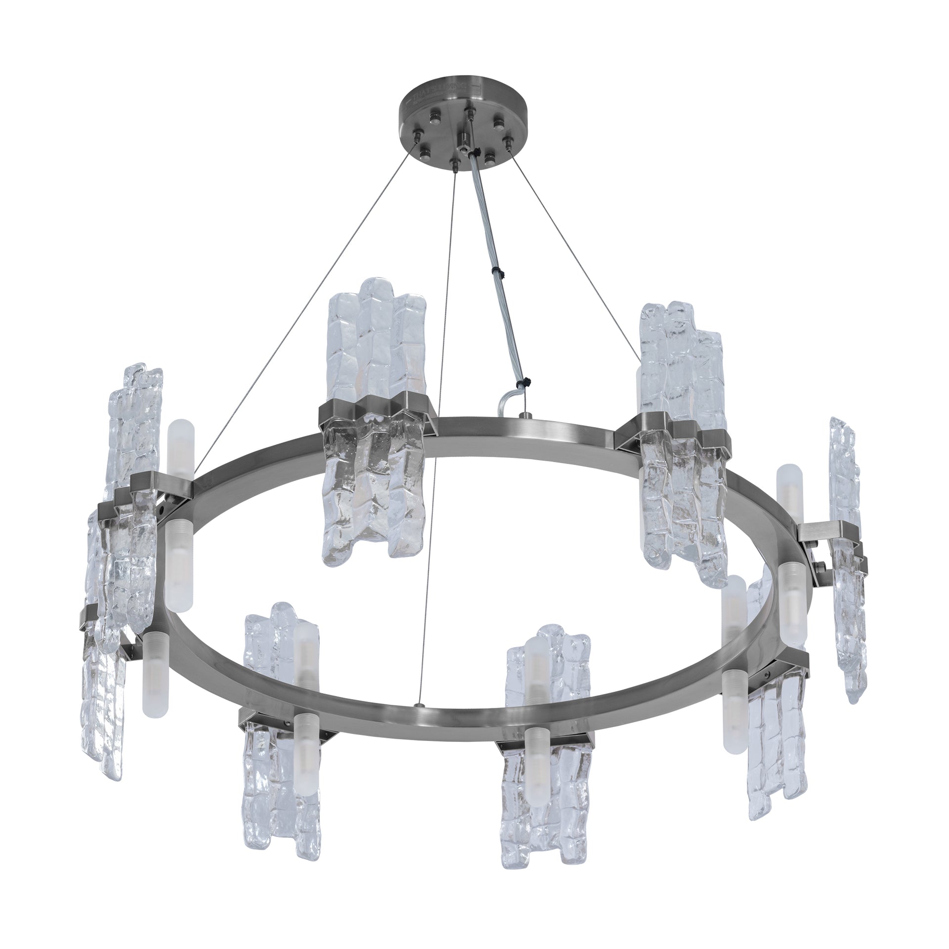 MAXTON SMALL NICKEL CHANDELIER