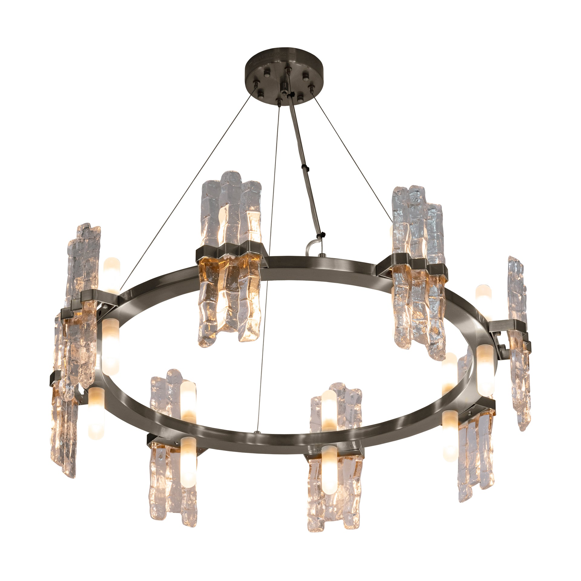 MAXTON SMALL NICKEL CHANDELIER