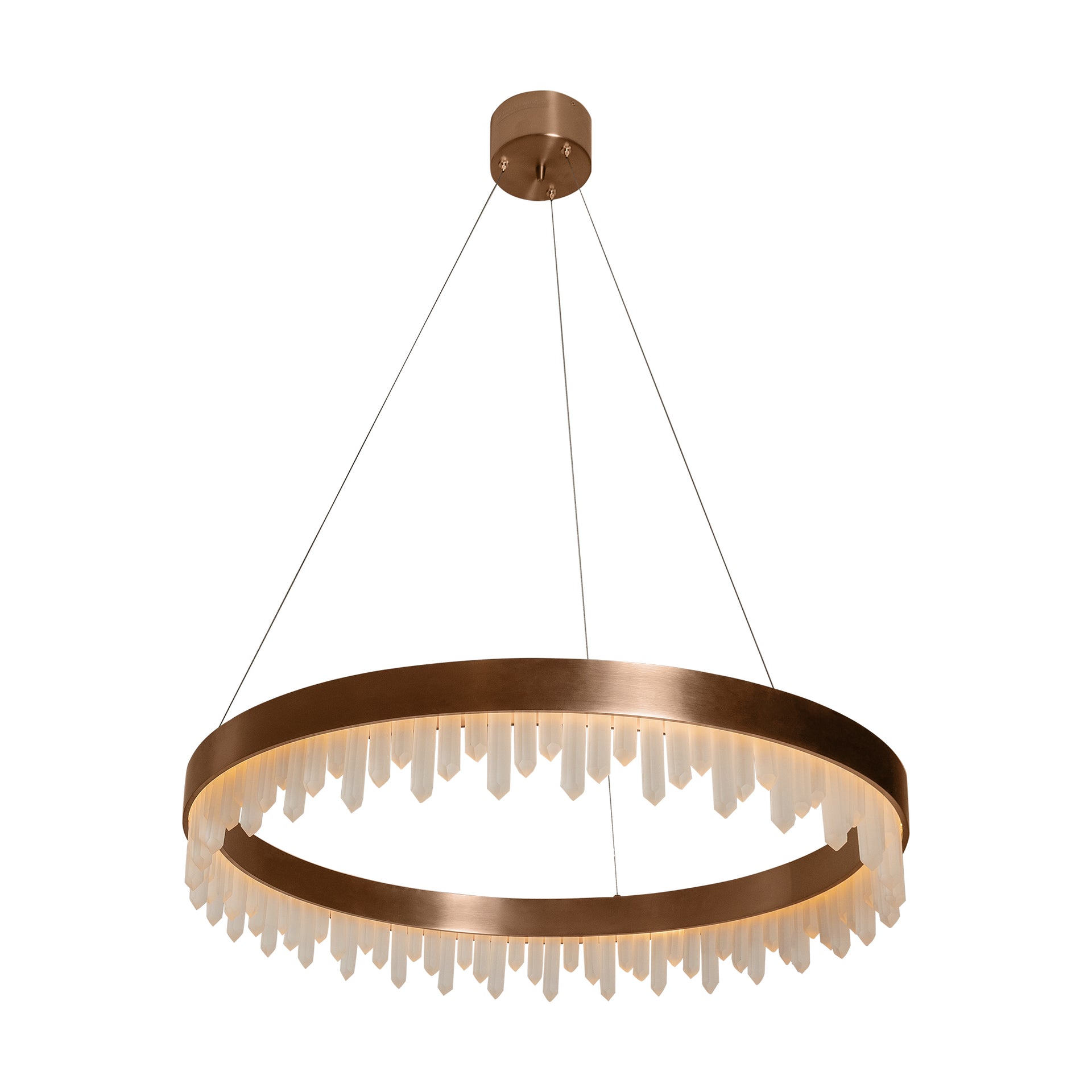 ZURI CHANDELIER SMALL BRASS