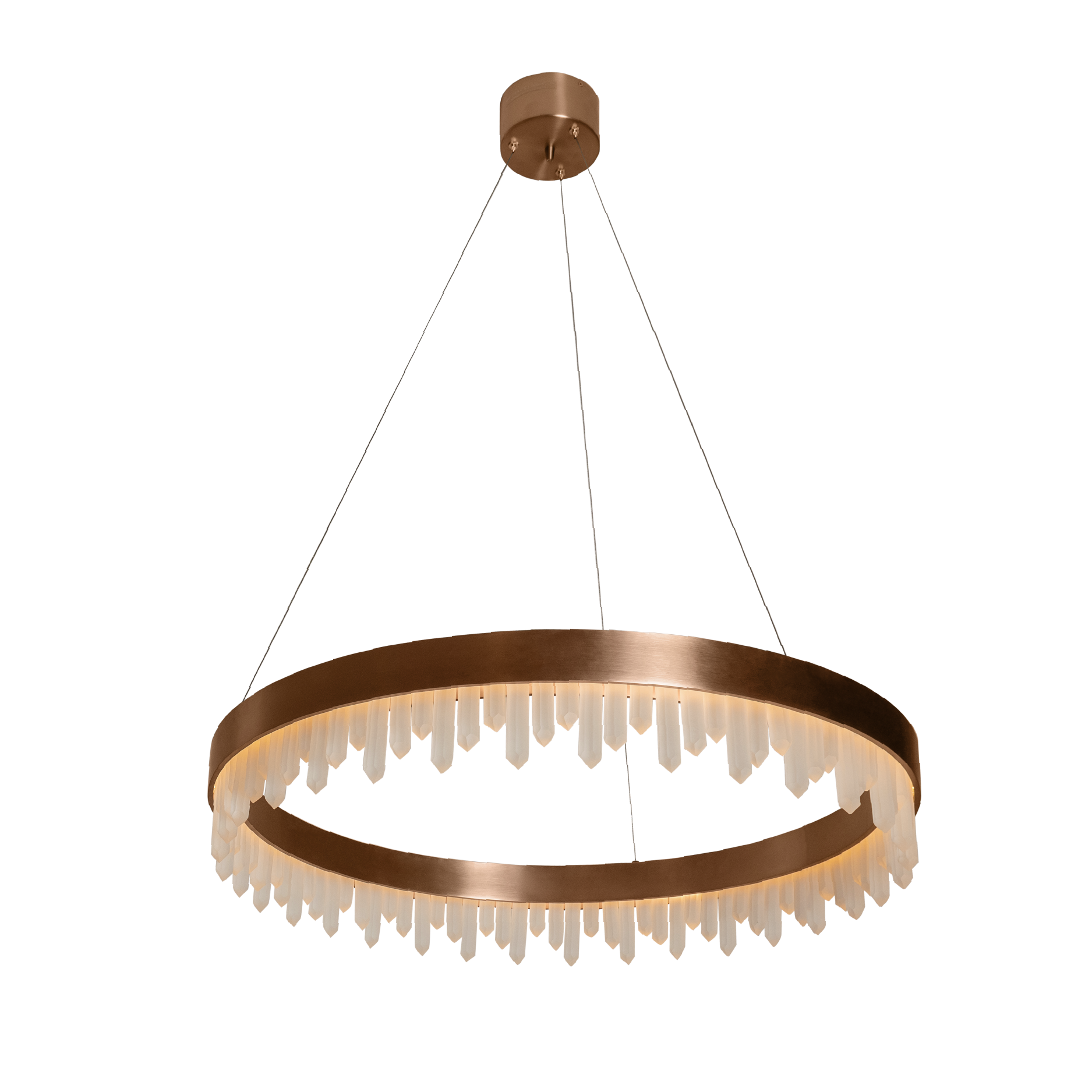 ZURI BRASS CHANDELIER