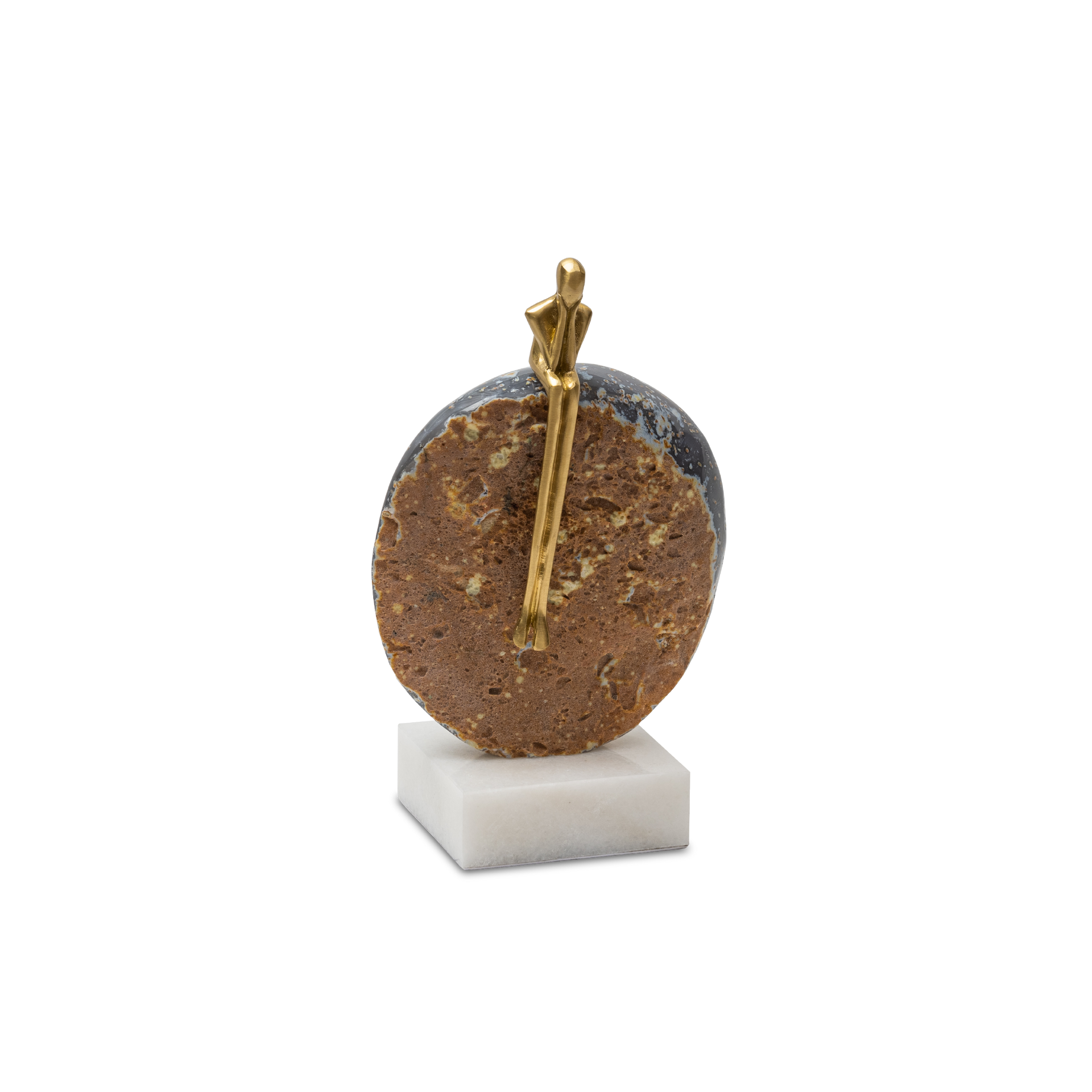 MONUMENTO WHITE MARBLE SMALL SCULPTURE