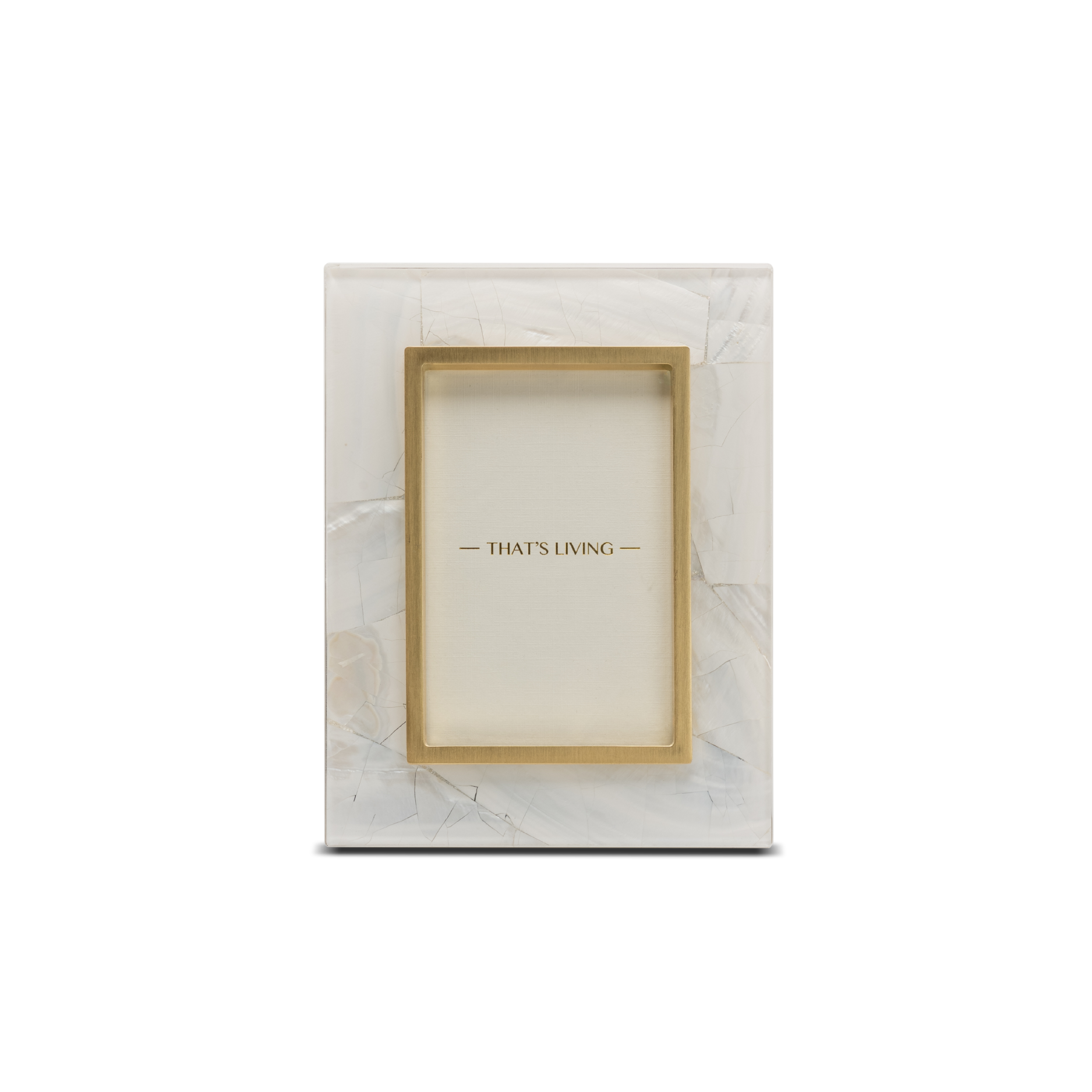 SOREL MOTHER OF PEARL 4" X 6" PHOTO FRAME