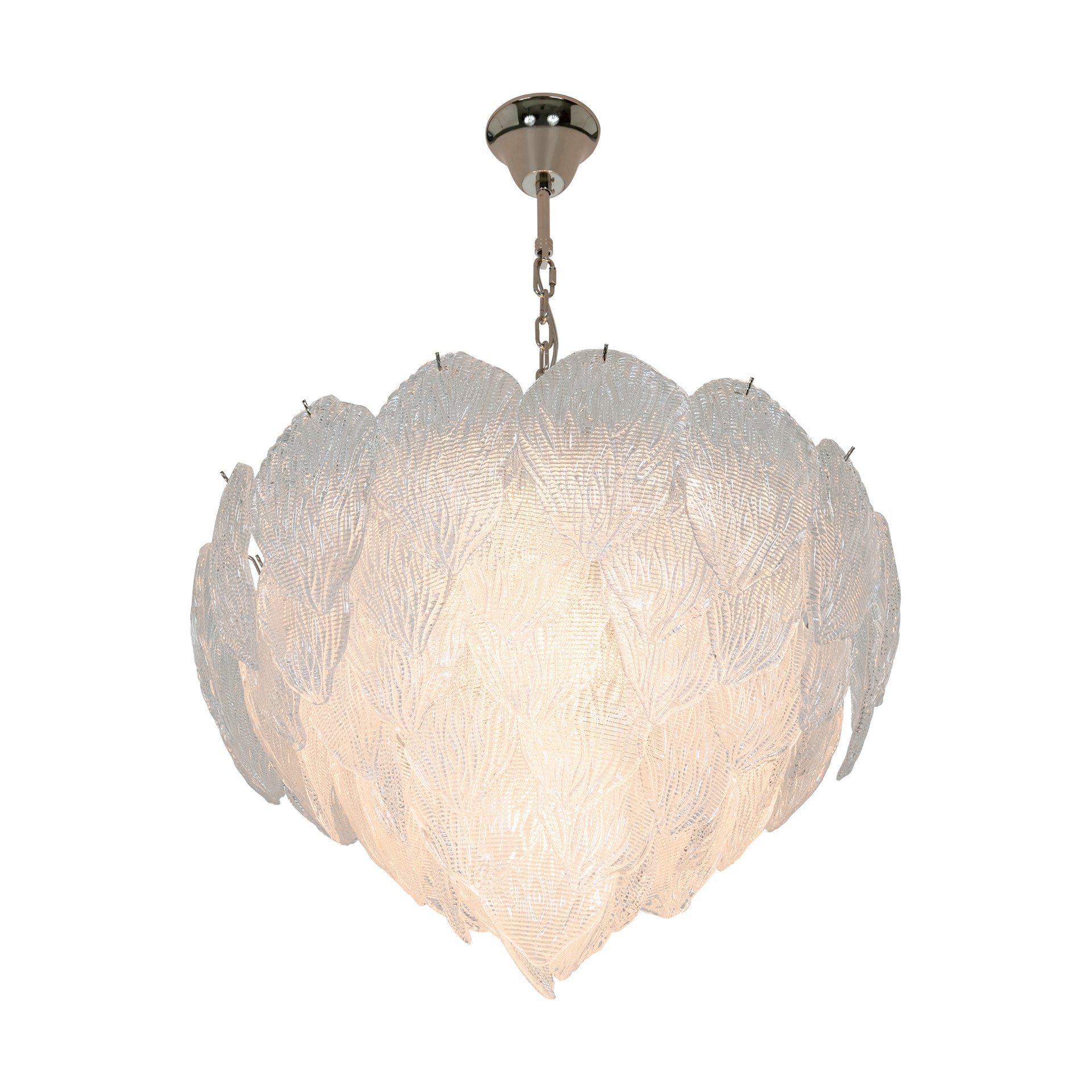 POPPY LARGE NICKEL CHANDELIER