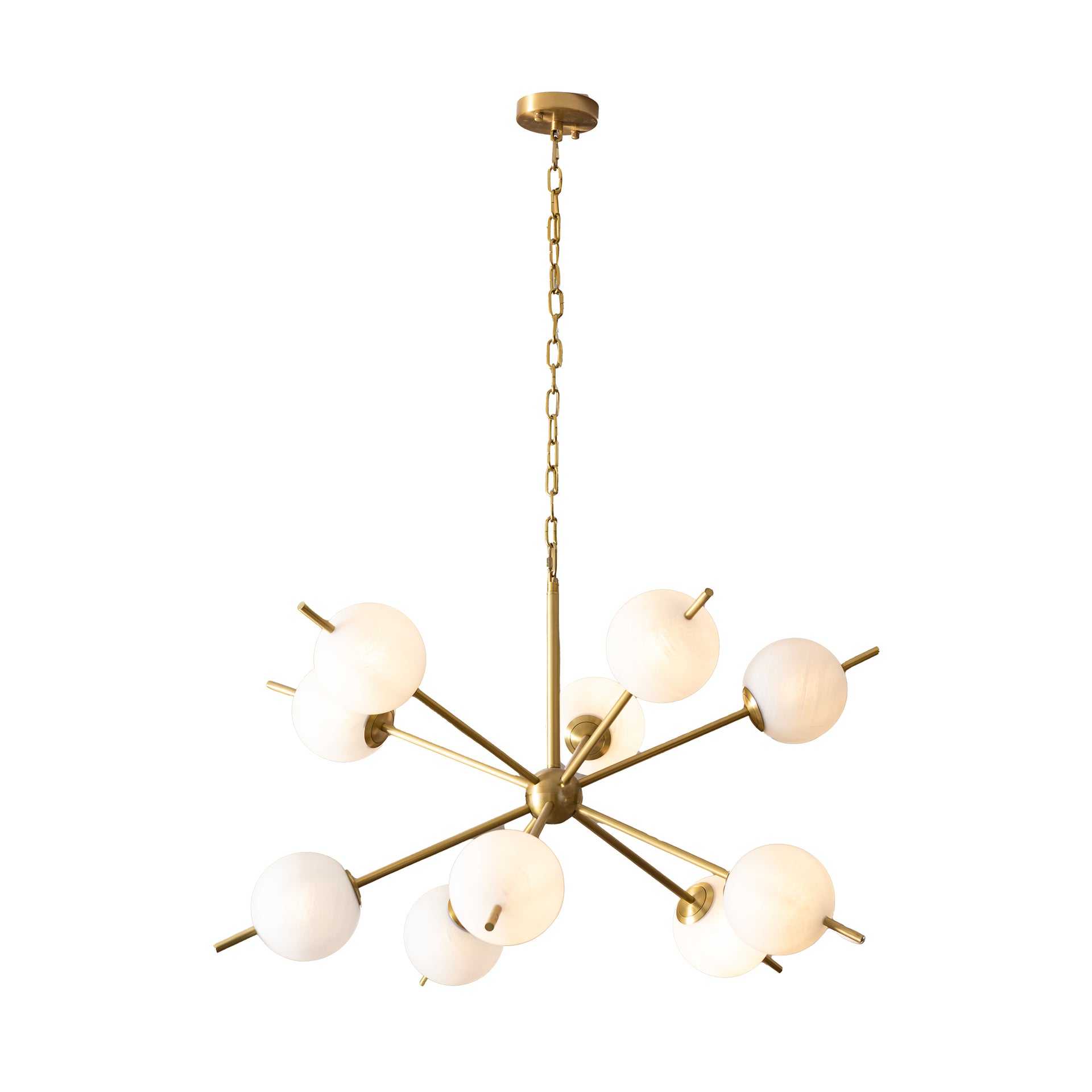 CLOUD TEXTURED GLOBE CHANDELIER