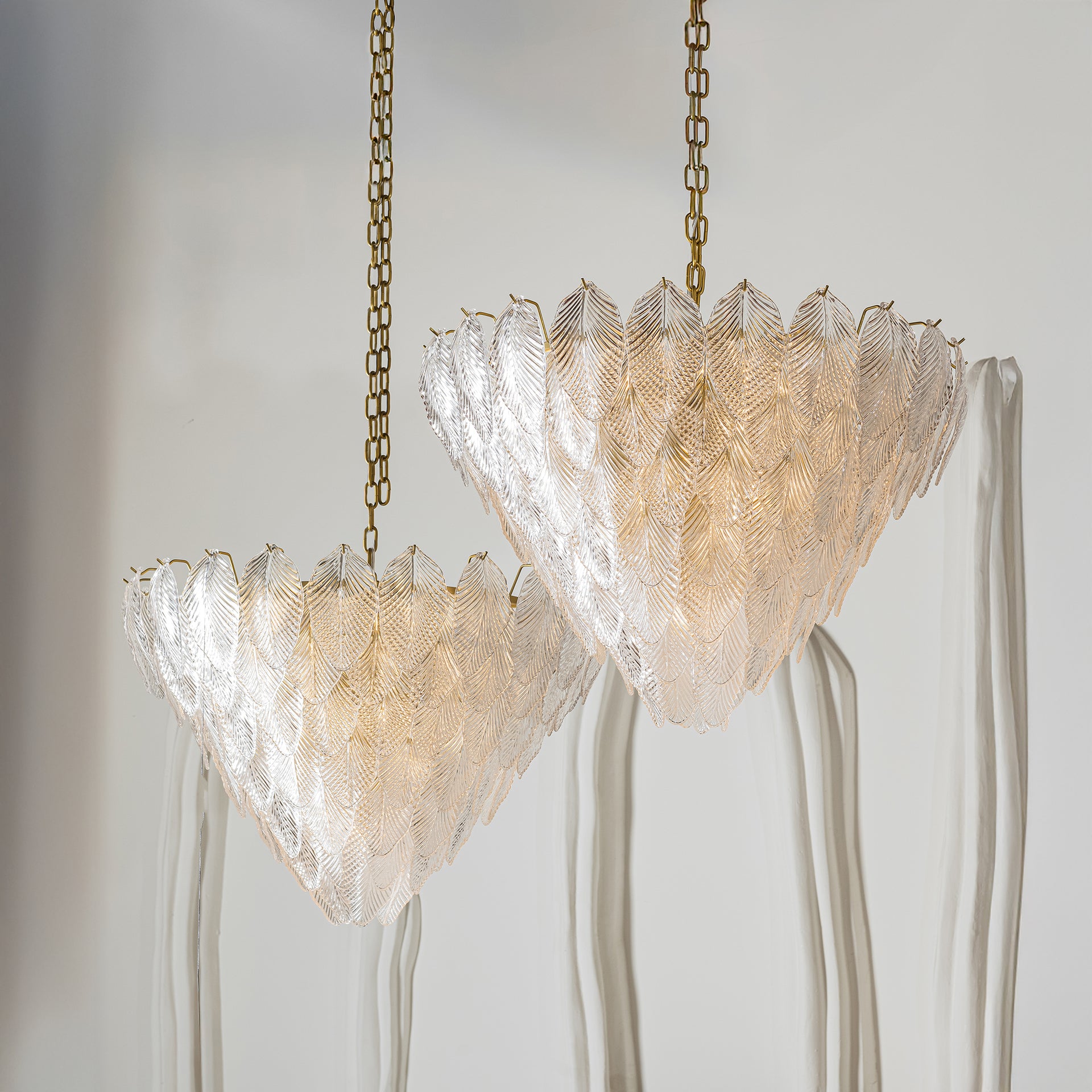 HELENE ANTIQUE BRASS CHANDELIER