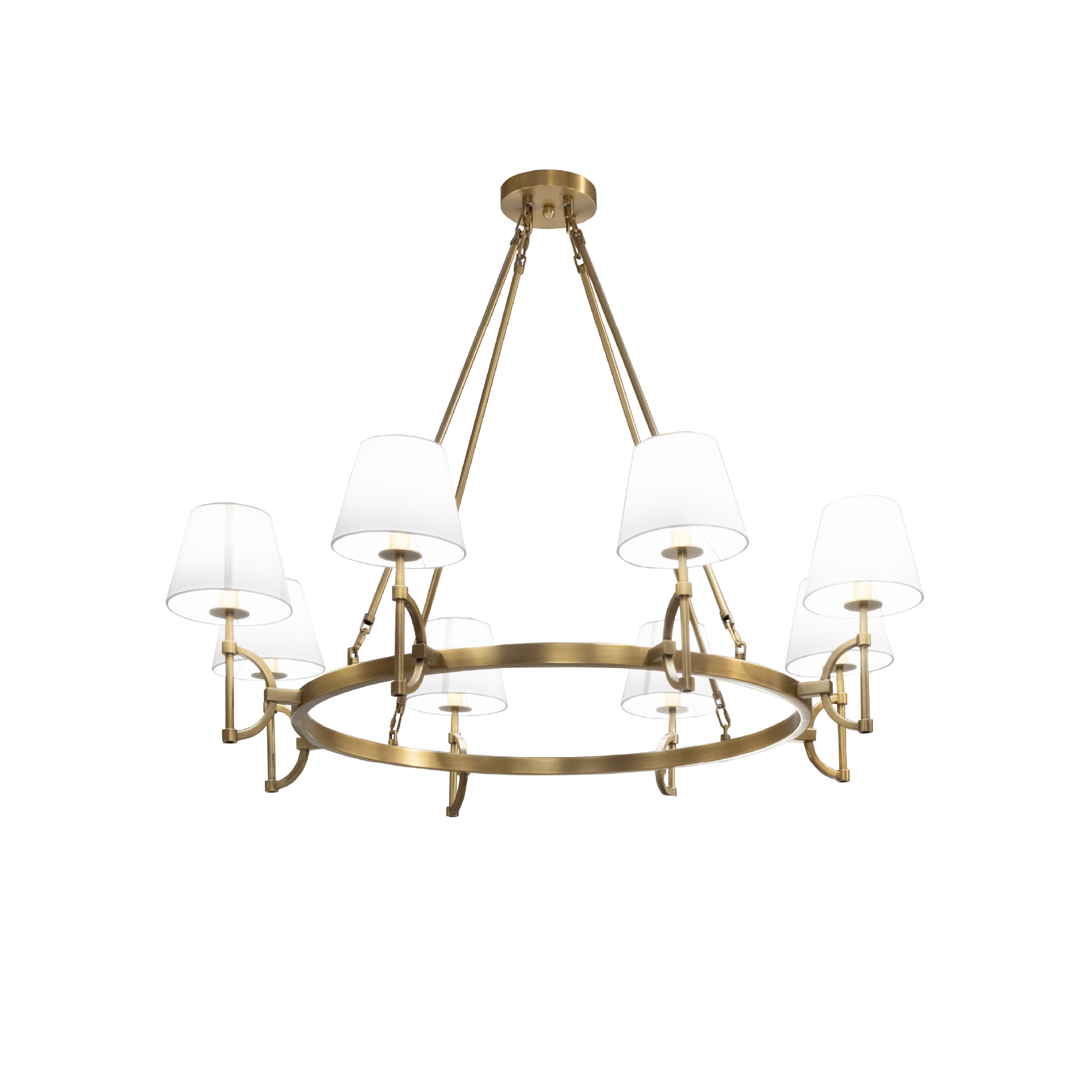 AVICE ANTIQUE BRASS CHANDELIER