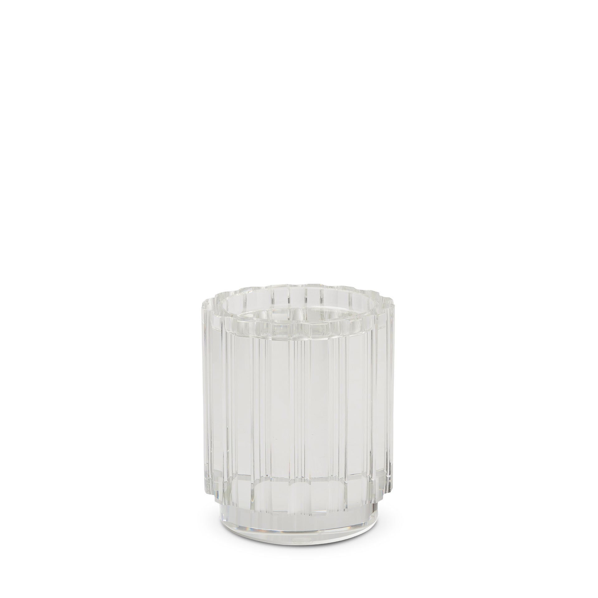 CRYSTAL GEAR SMALL CANDLESTICK