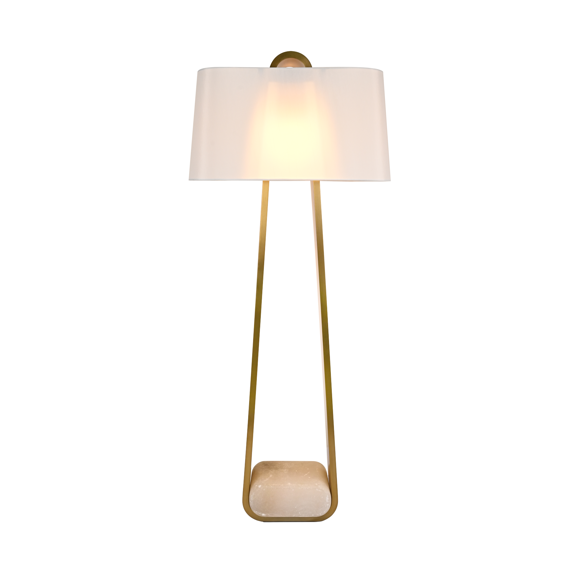 ANDERS ANTIQUE BRASS FLOOR LAMP