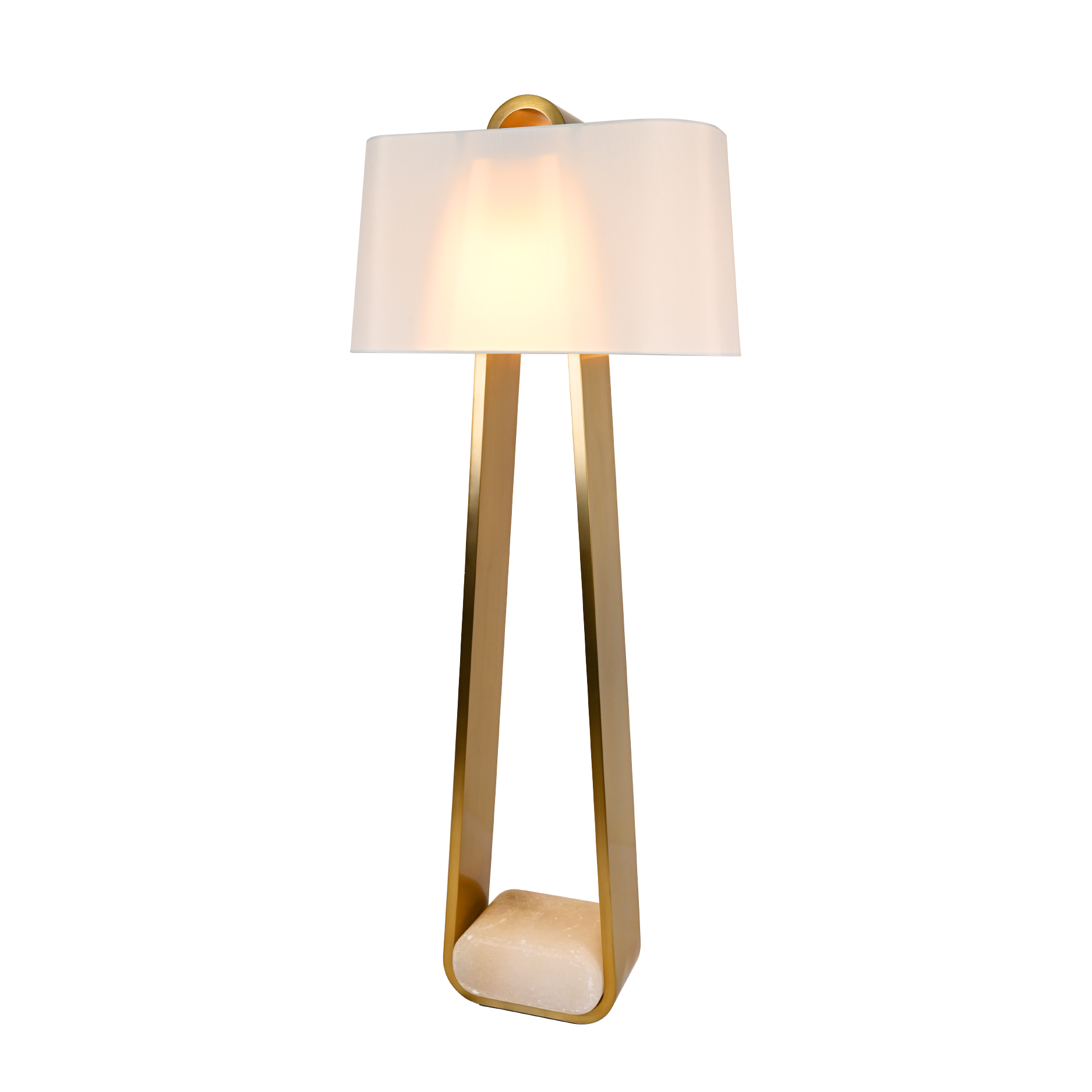 ANDERS ANTIQUE BRASS FLOOR LAMP