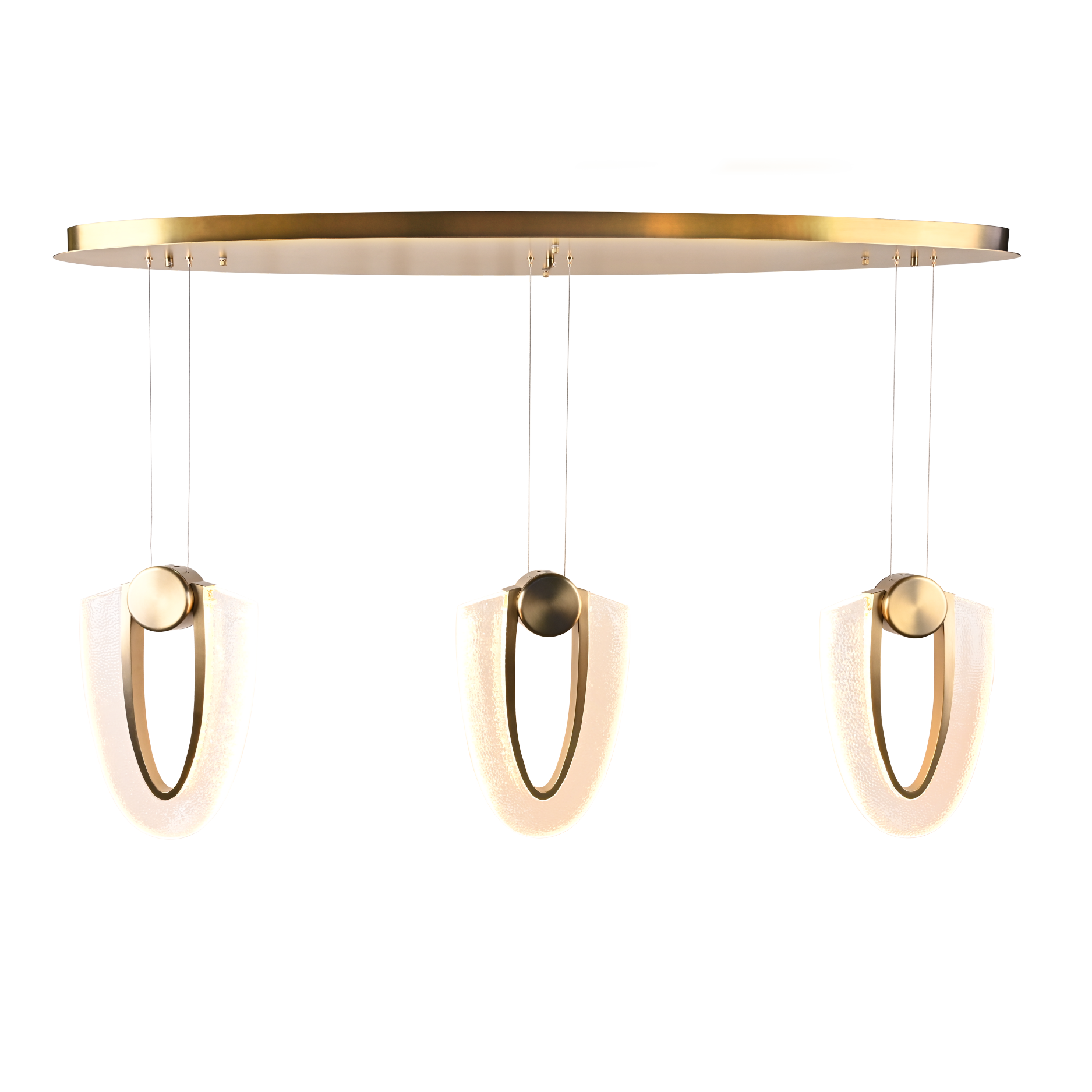 CARINA ANTIQUE BRASS LINEAR CHANDELIER