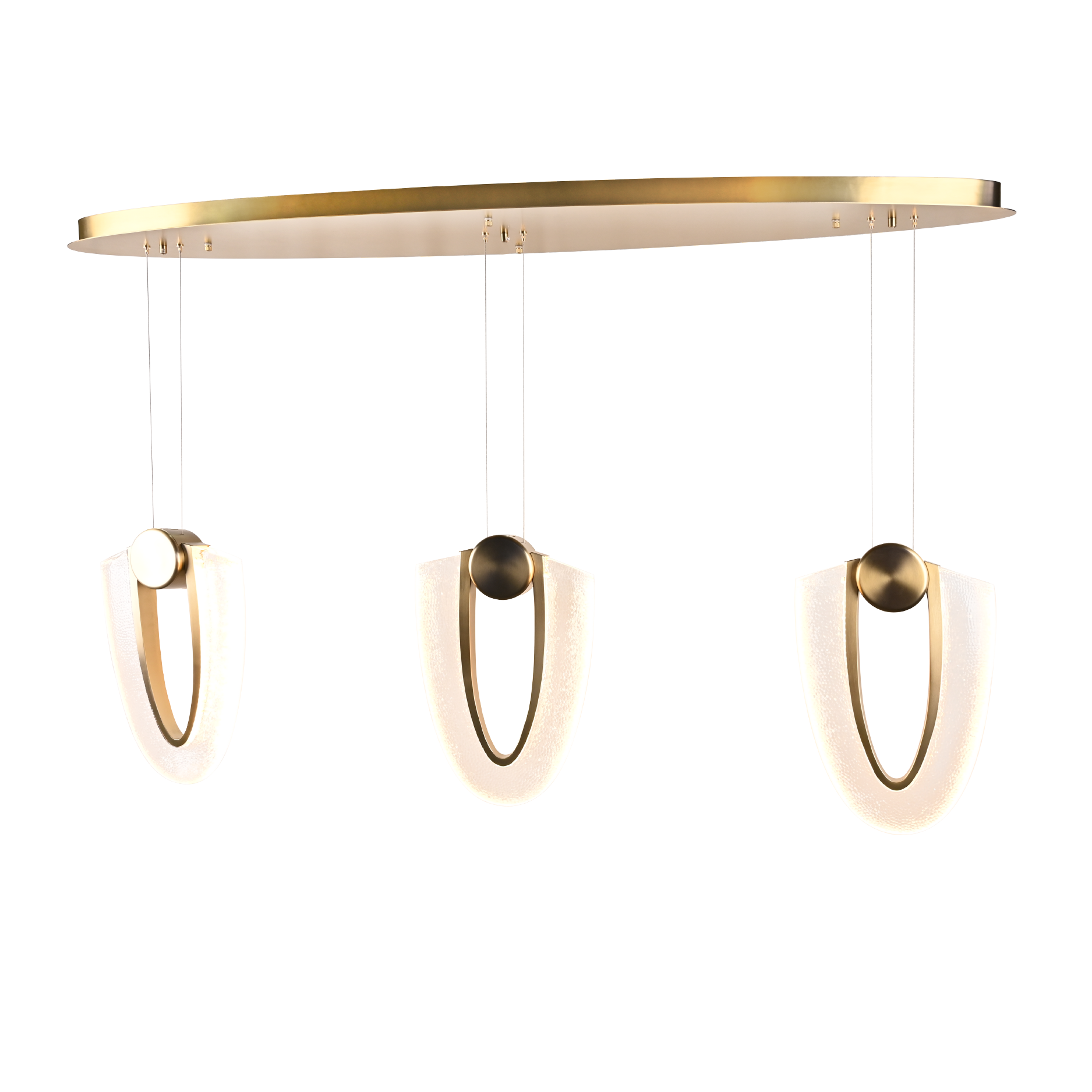 CARINA ANTIQUE BRASS LINEAR CHANDELIER