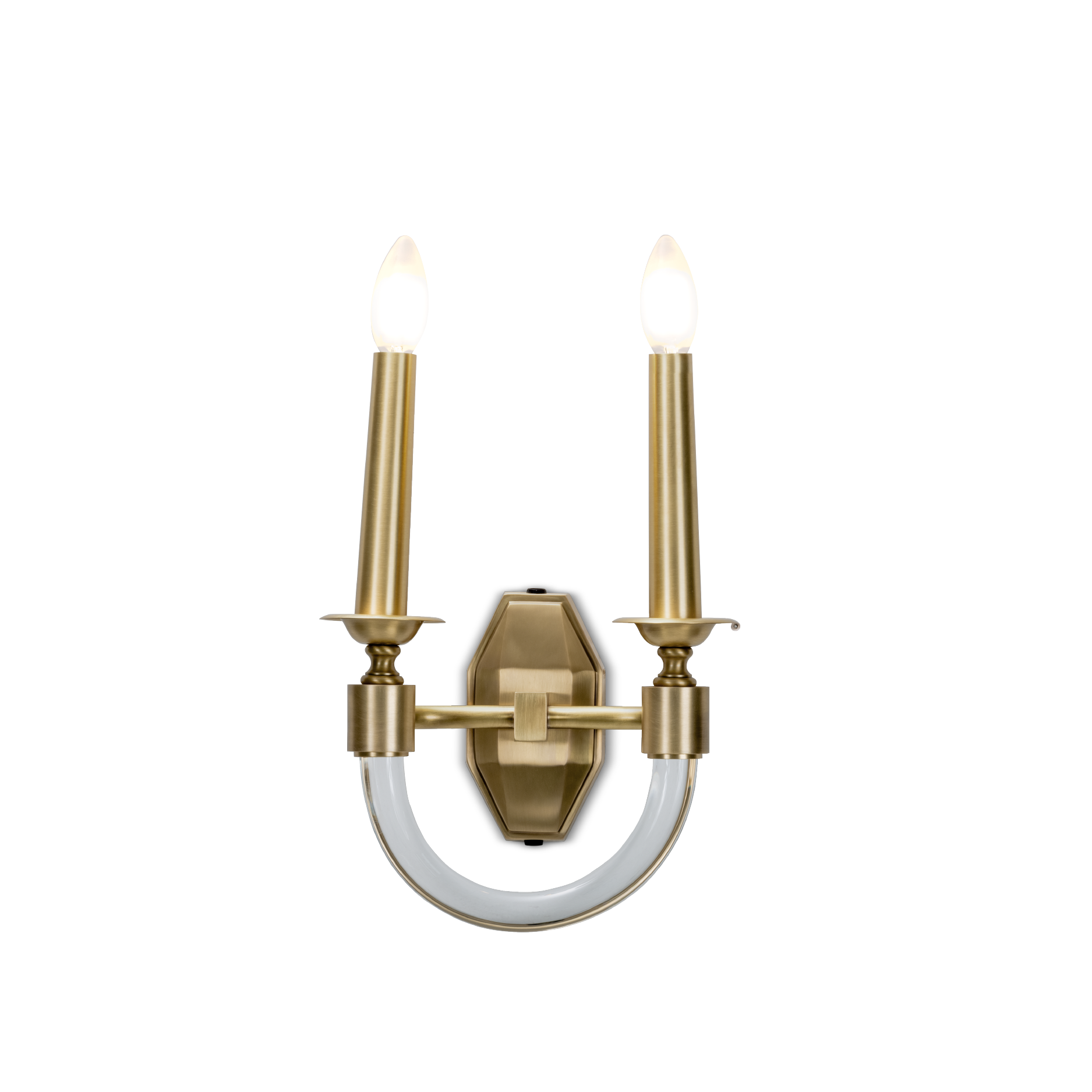 ELEANOR ANTIQUE BRASS WALL LAMP
