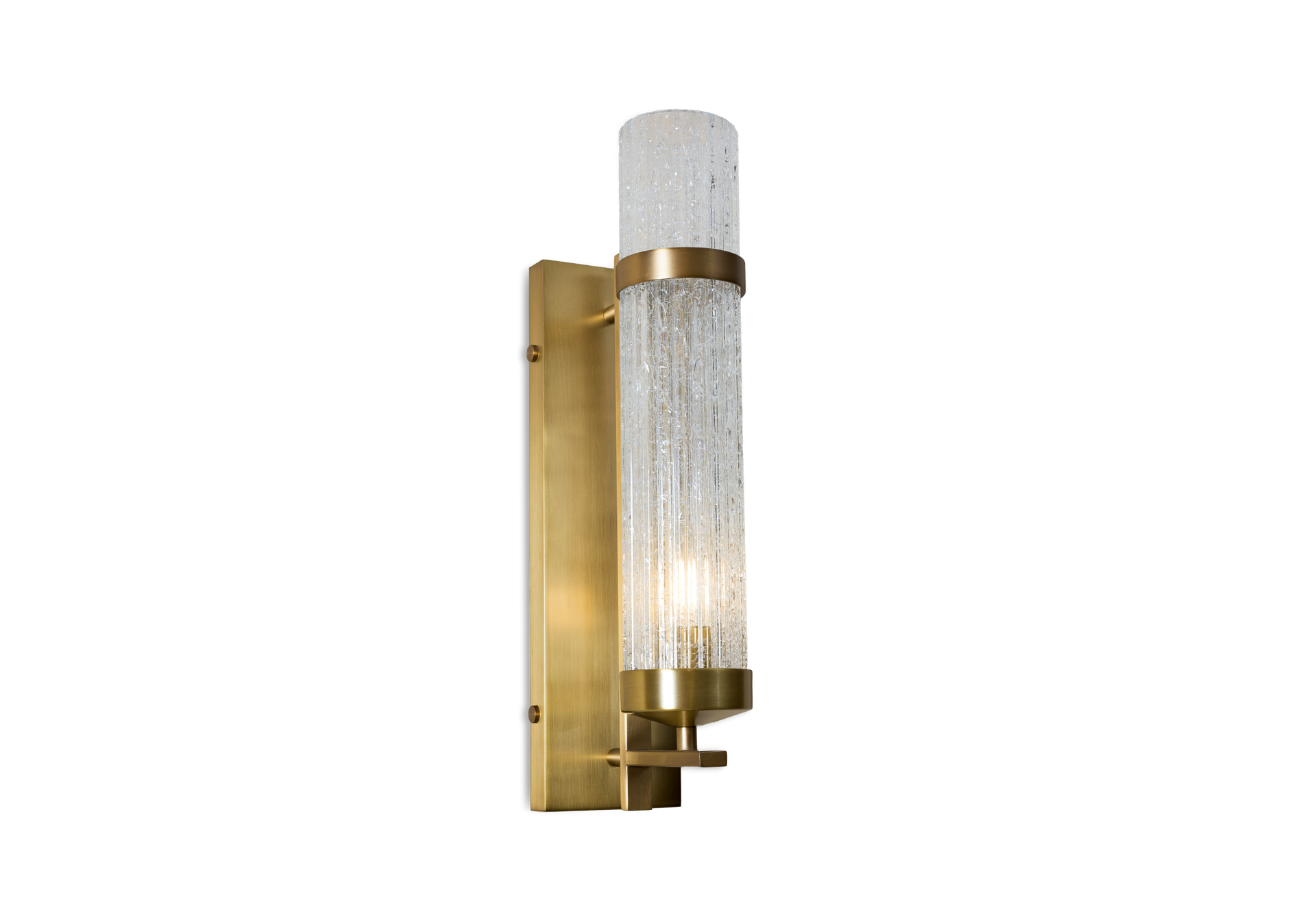 VOLKER LARGE ANTIQUE BRASS WALL LAMP