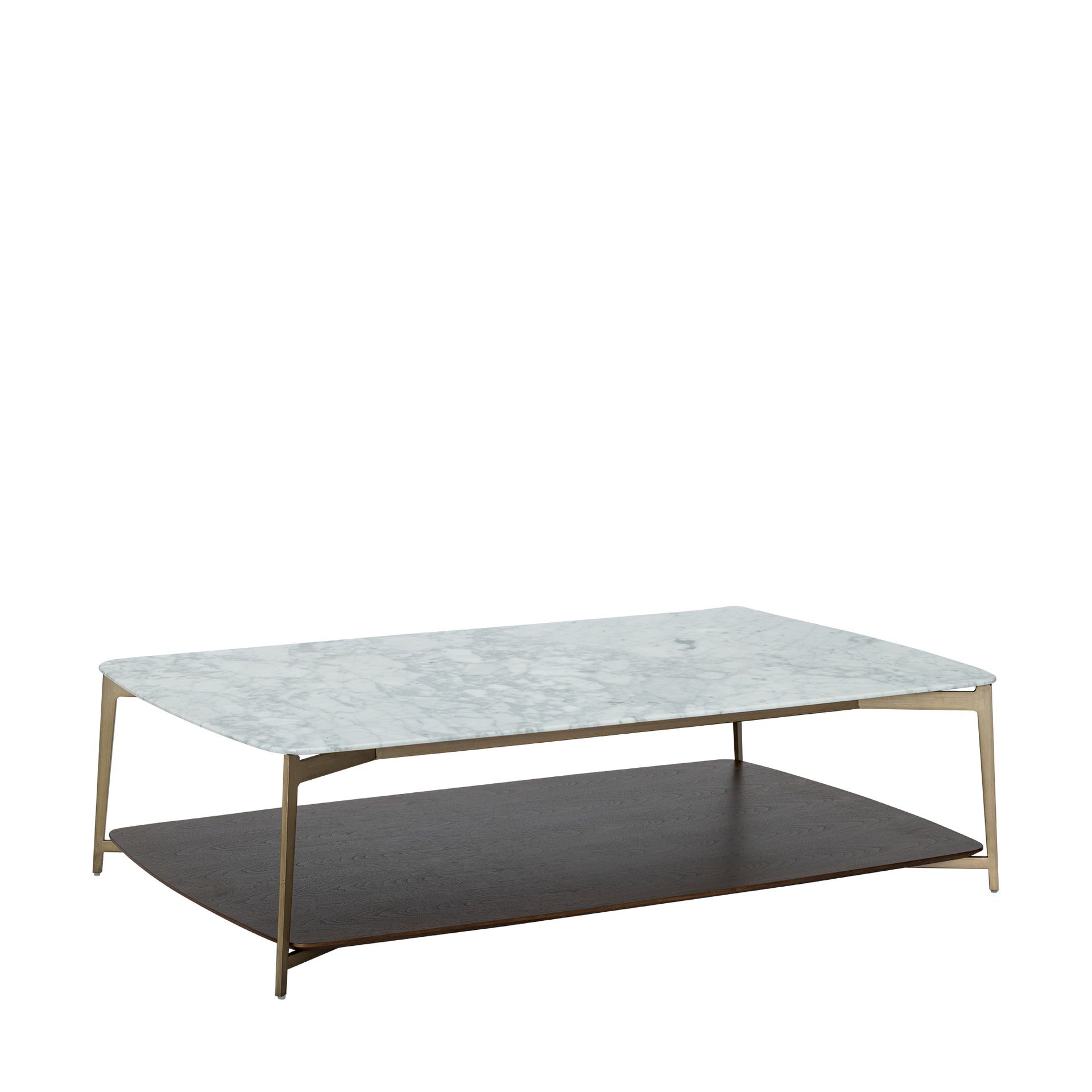 VESTO WHITE MARBLE RECTANGULAR COFFEE TABLE