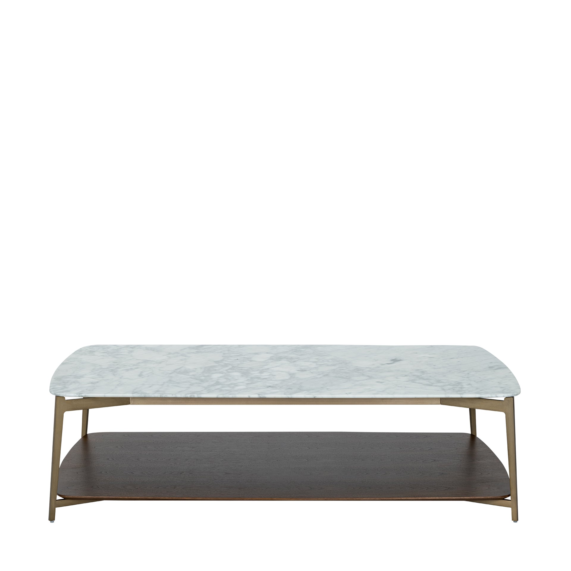 VESTO WHITE MARBLE RECTANGULAR COFFEE TABLE